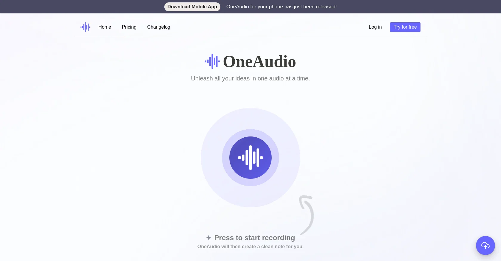 OneAudio screenshot