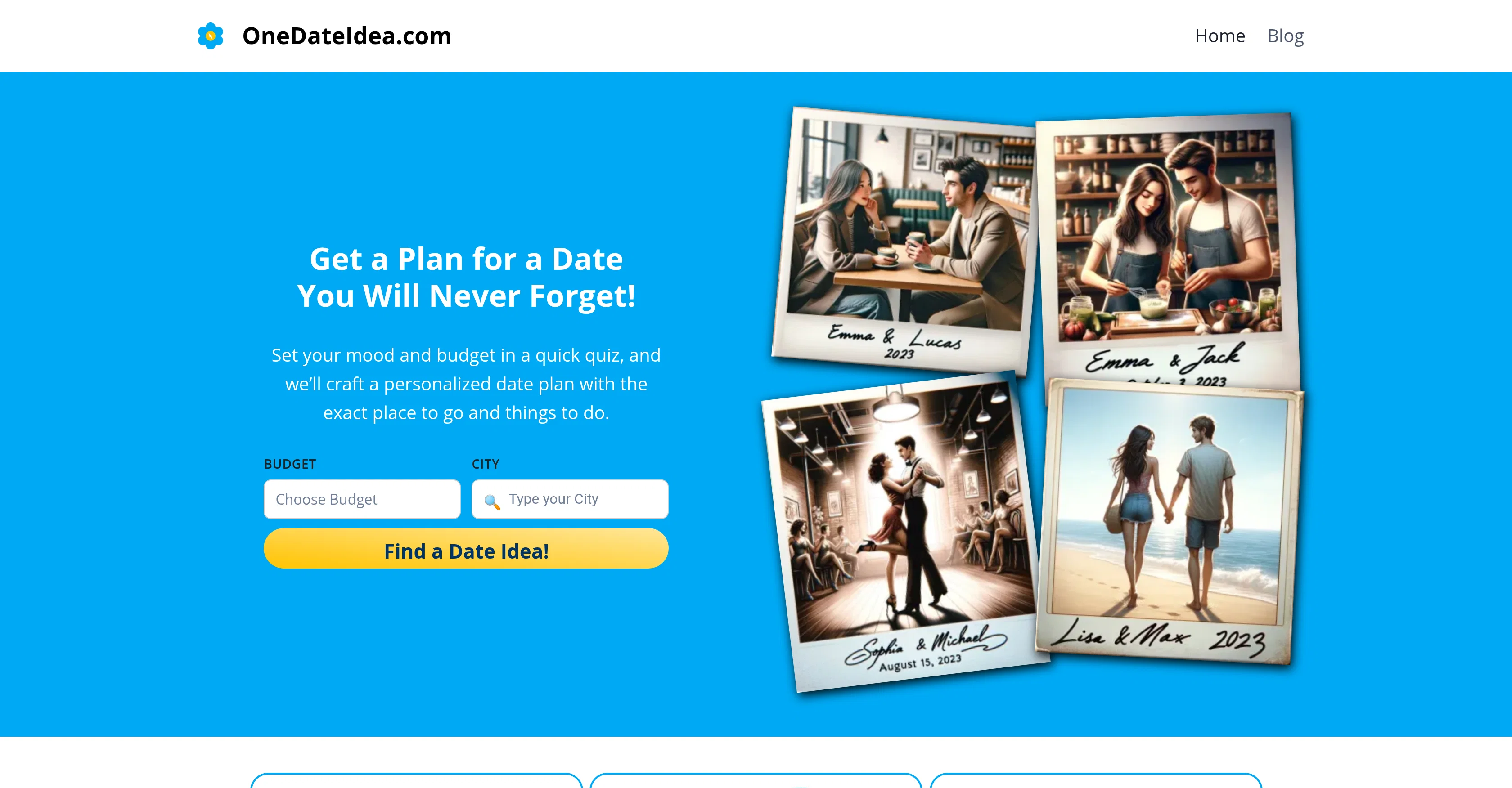 OneDateIdea screenshot