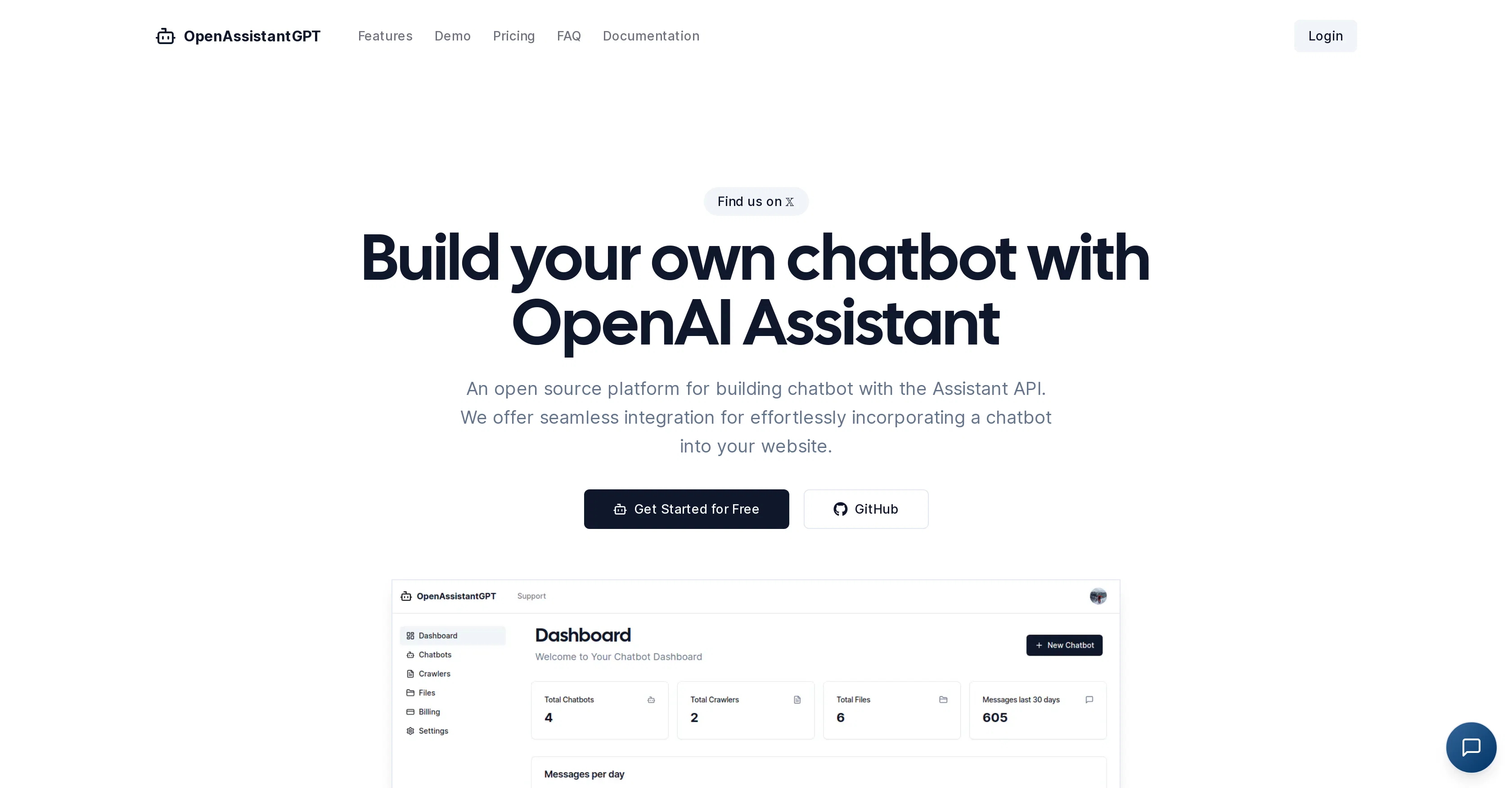OpenAssistantGPT screenshot