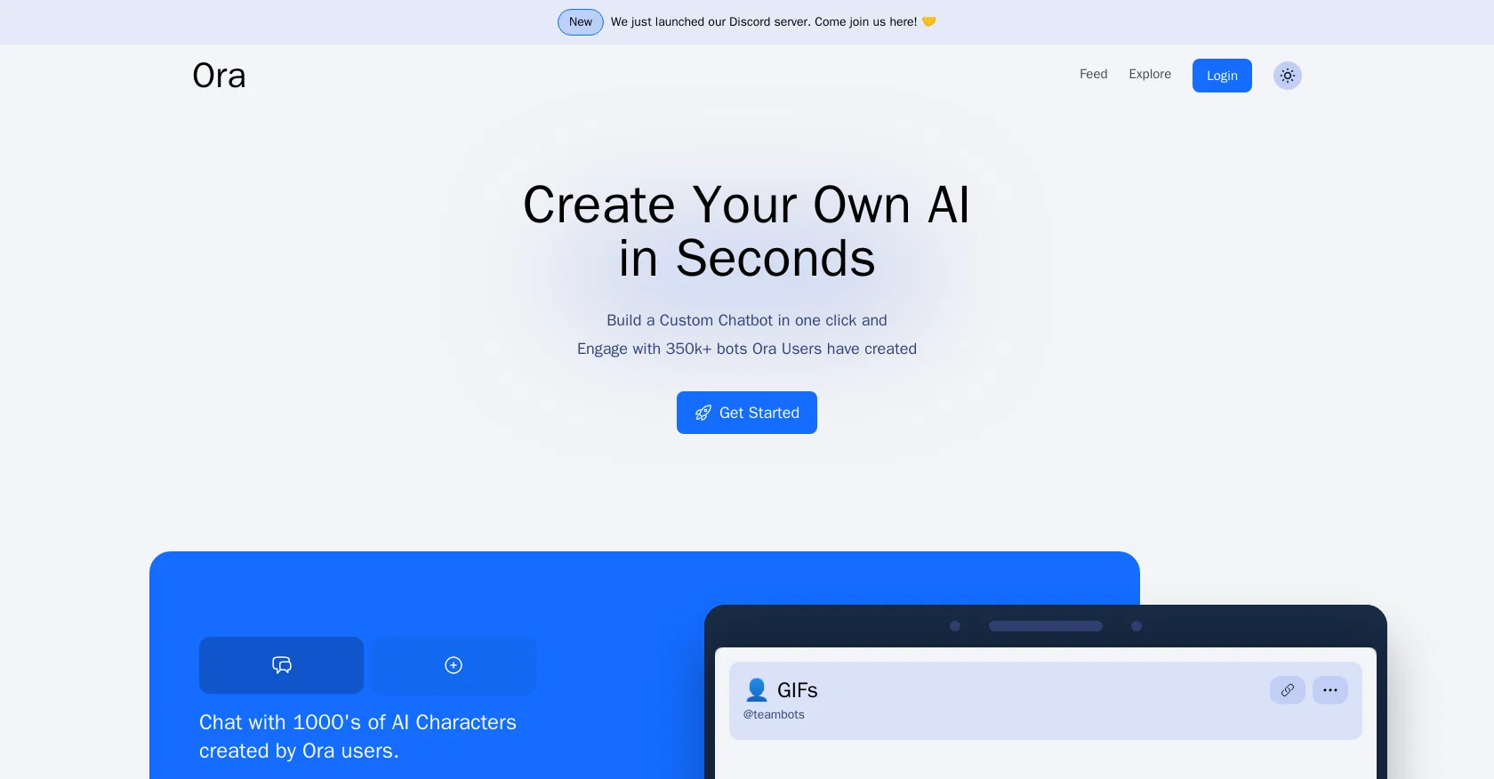 Ora.ai screenshot