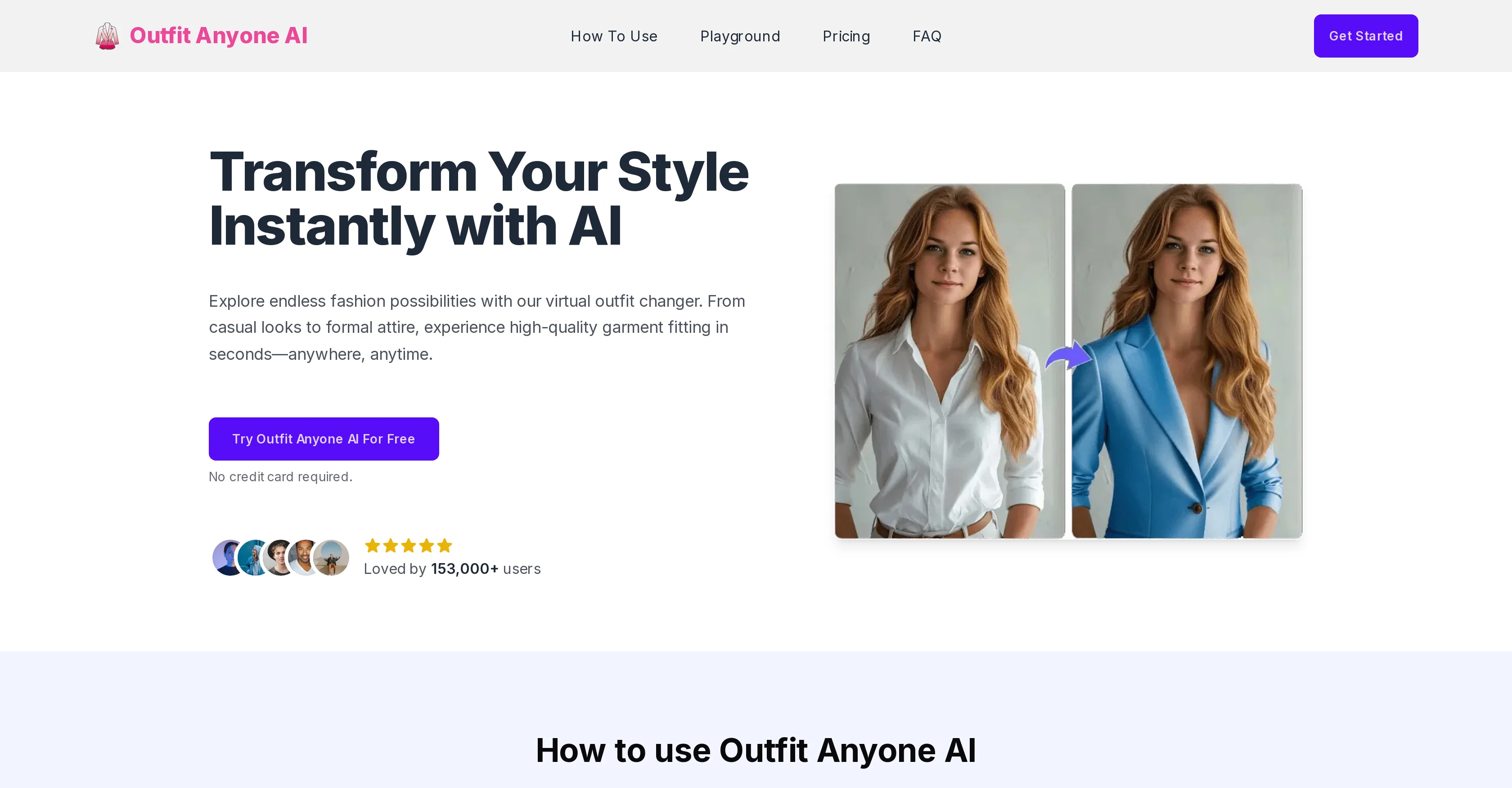 Outfit Anyone AI screenshot