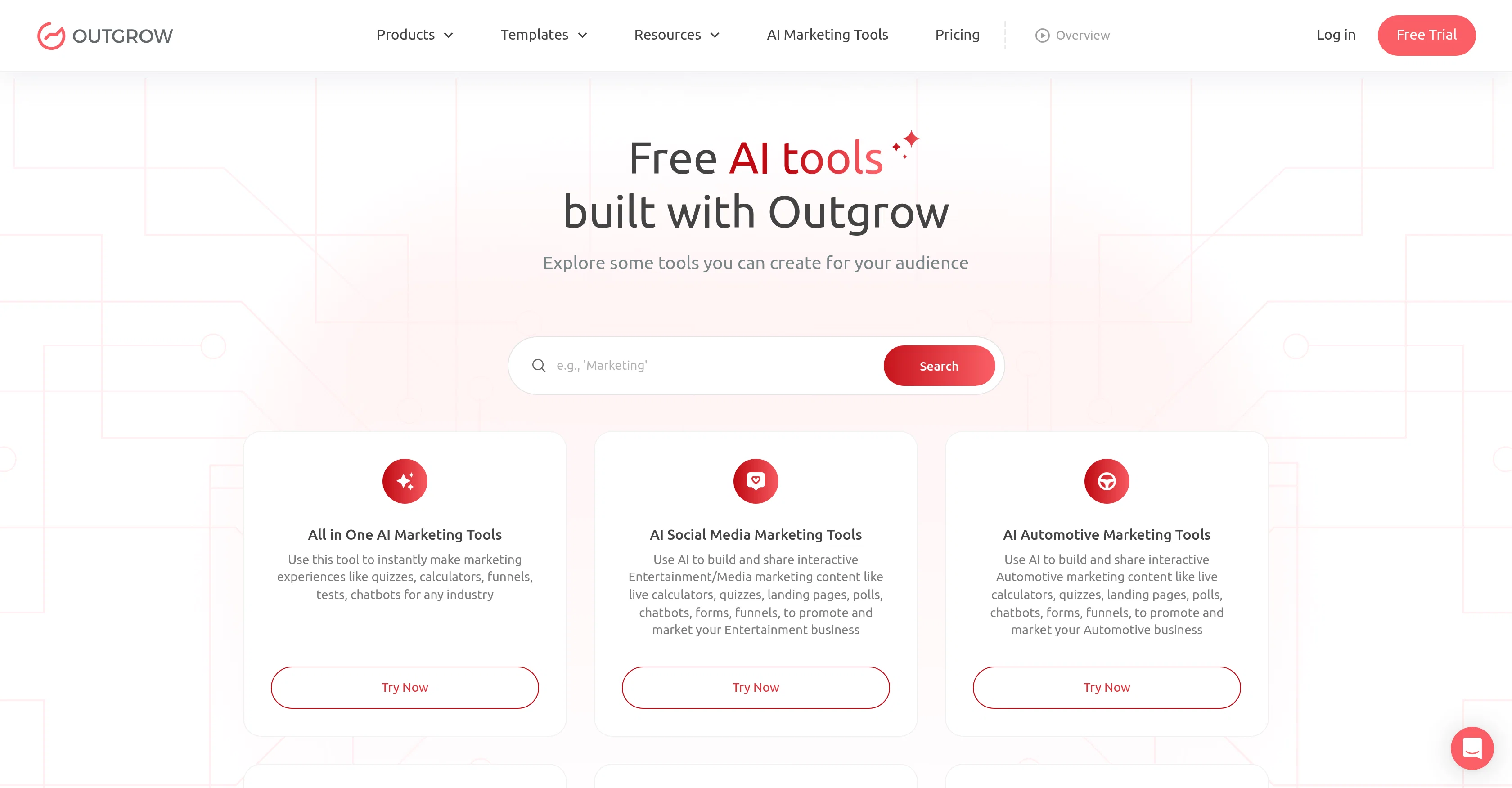 Outgrow screenshot