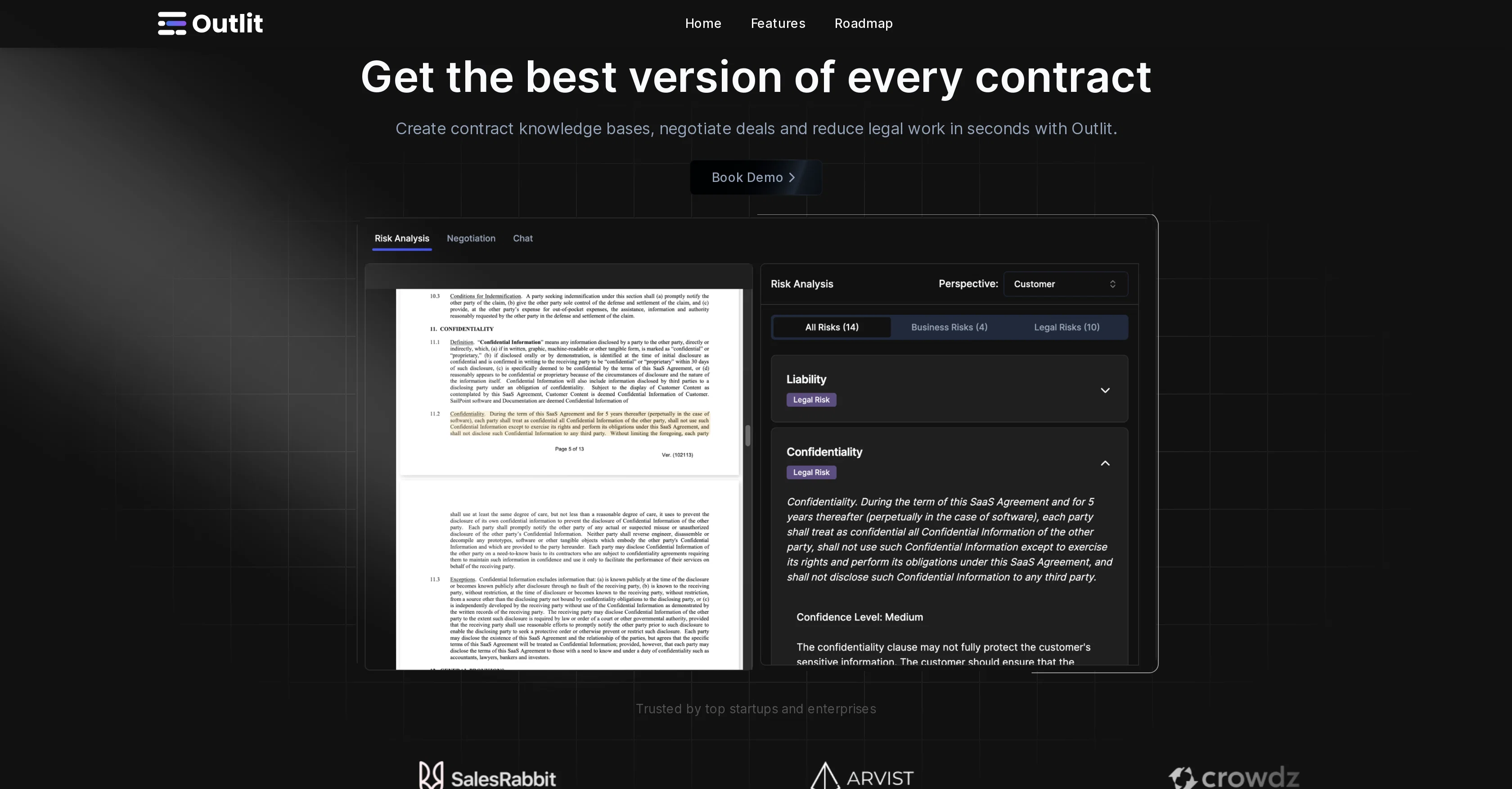 Outlit screenshot