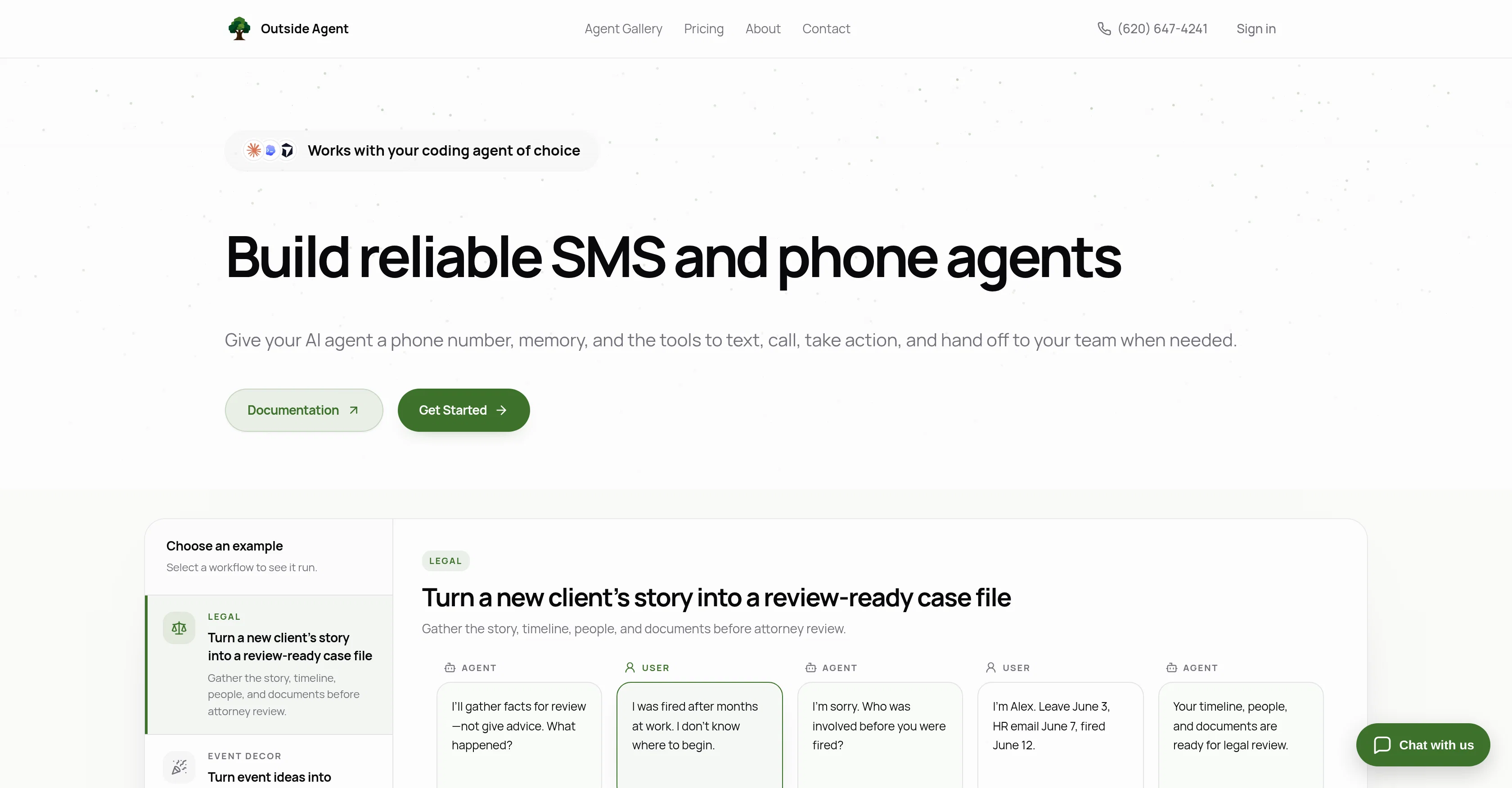 Outside Agent screenshot