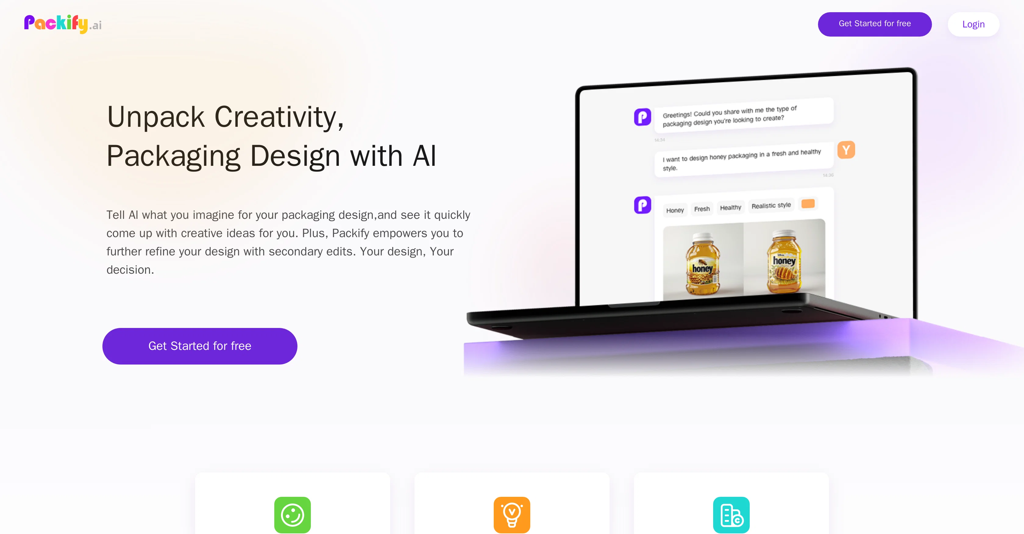 Packify.ai screenshot