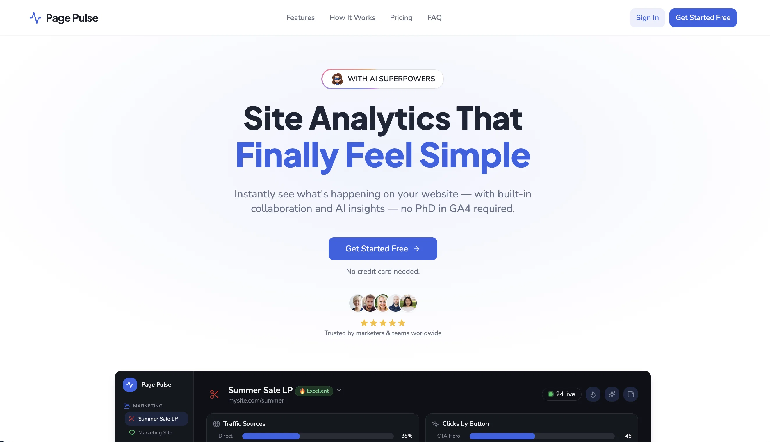 Page Pulse screenshot