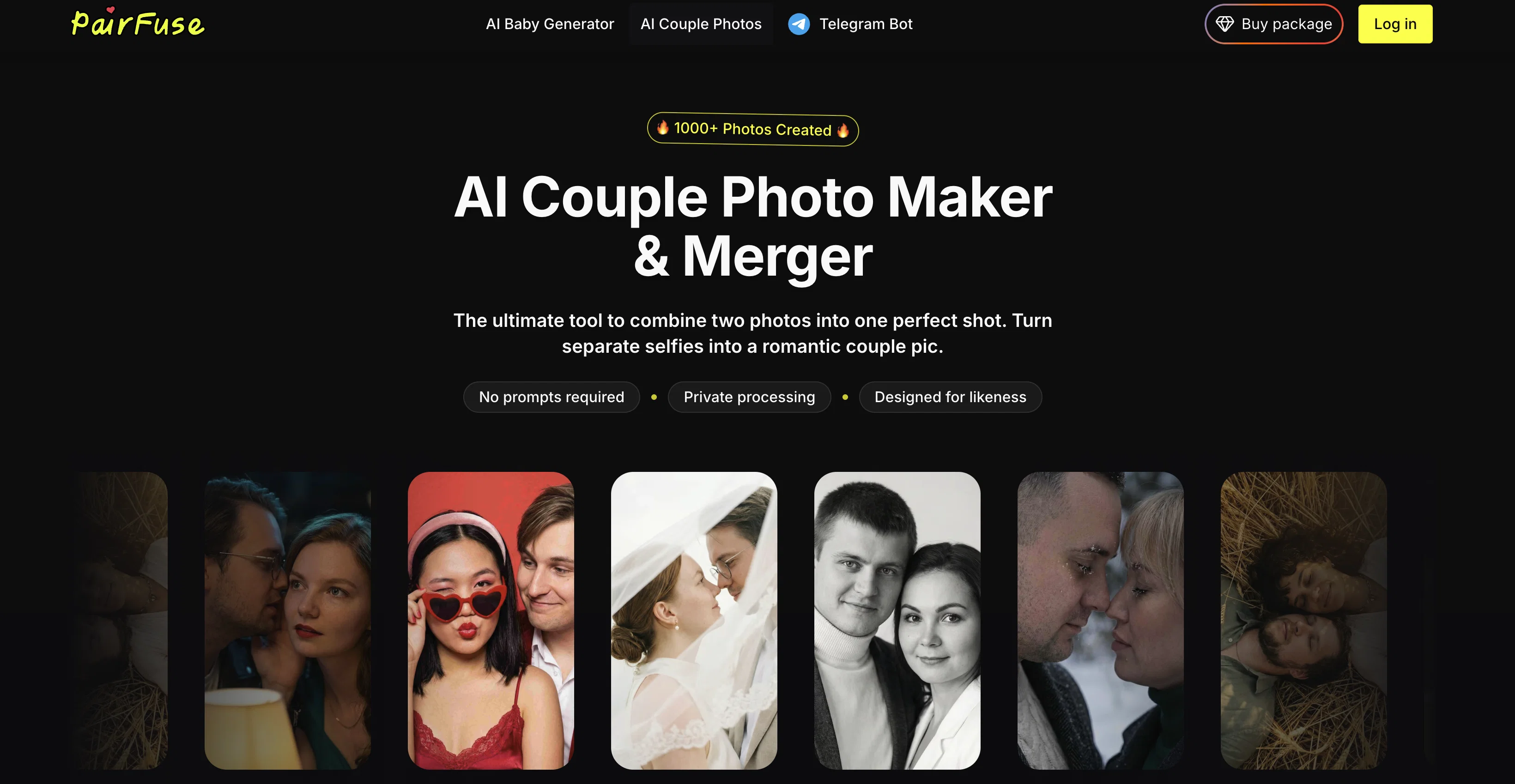 PairFuse | AI Couple Photo Maker screenshot