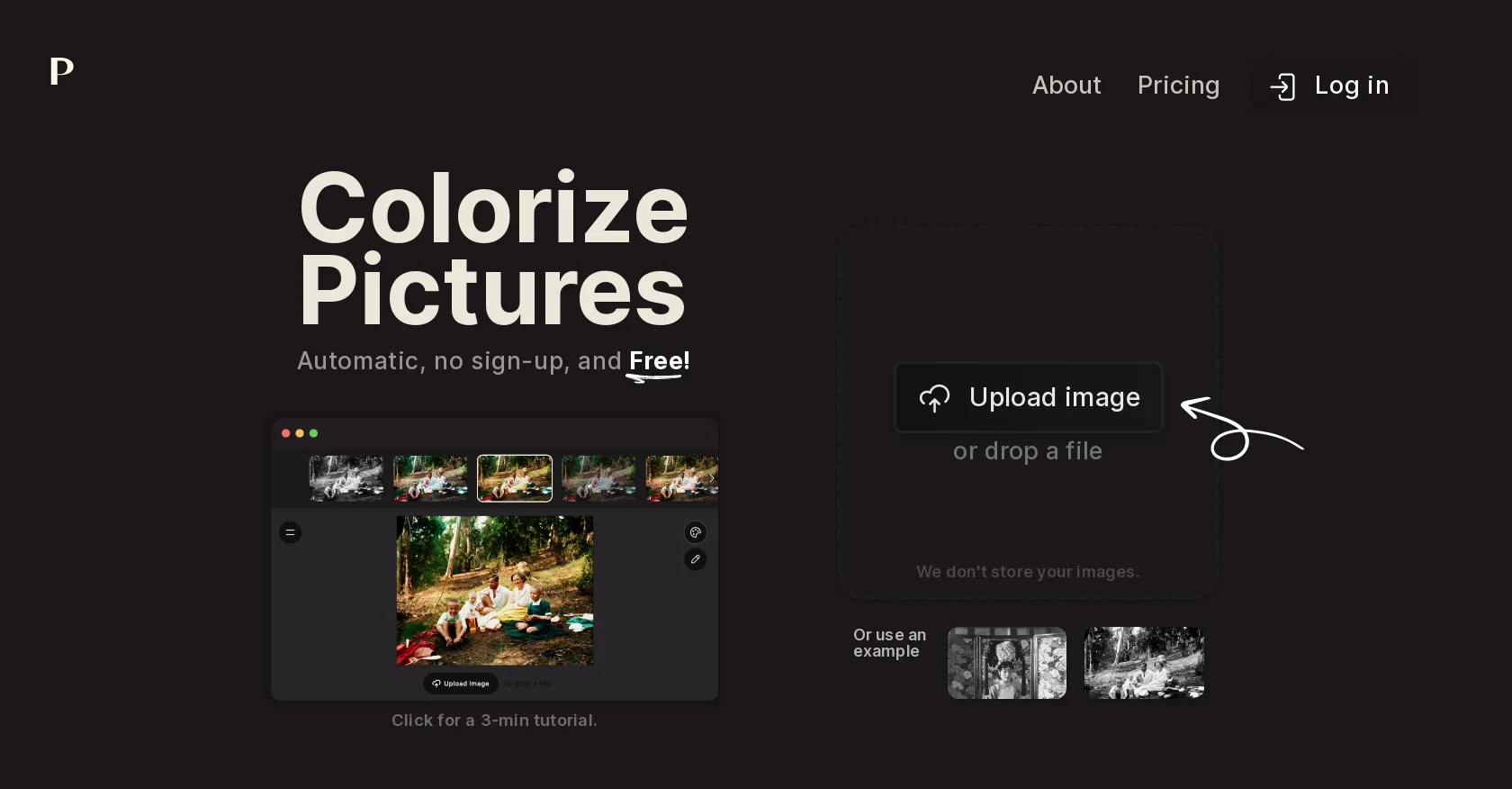 Palette screenshot