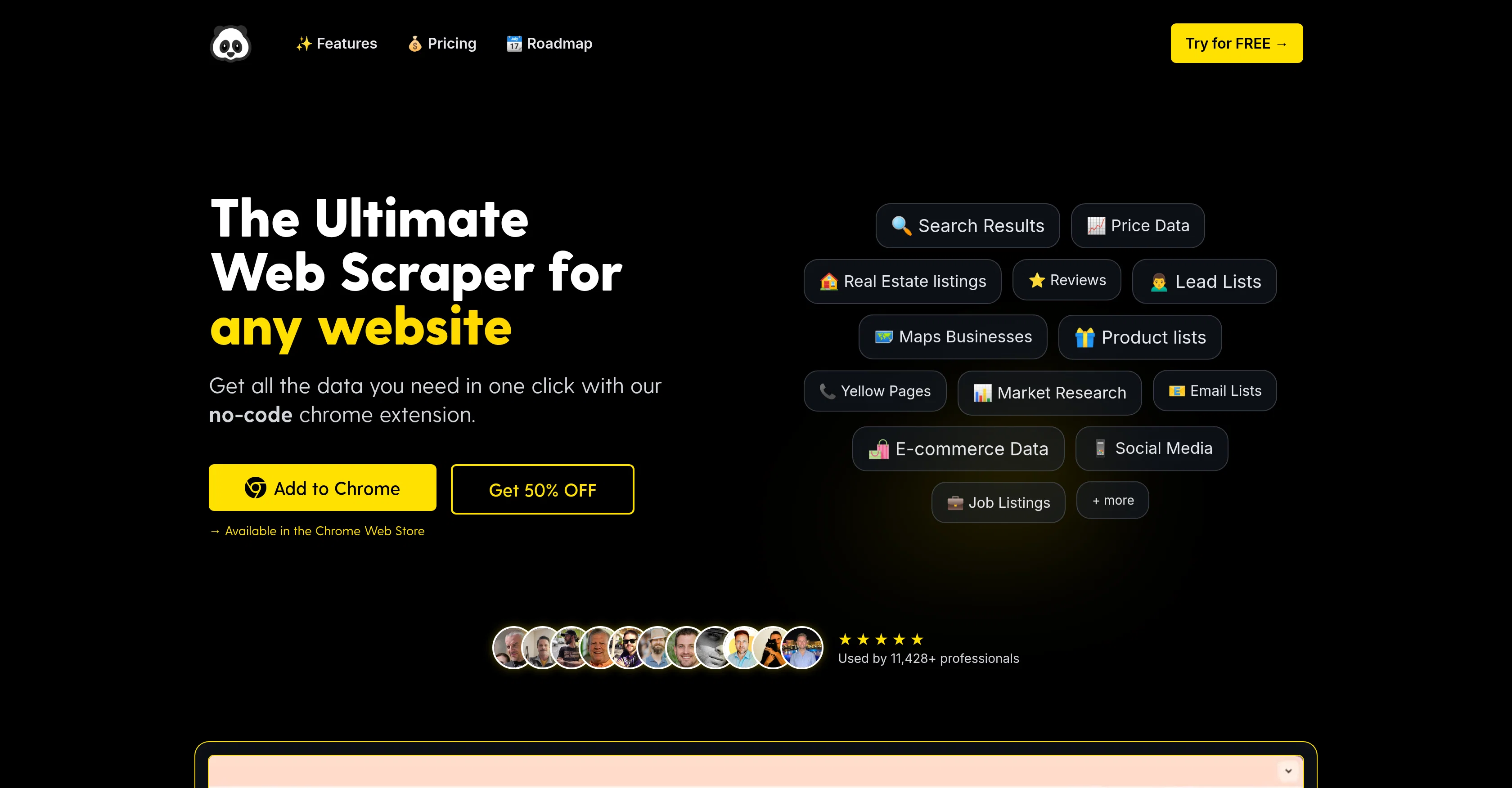 Ultimate Web Scraper screenshot
