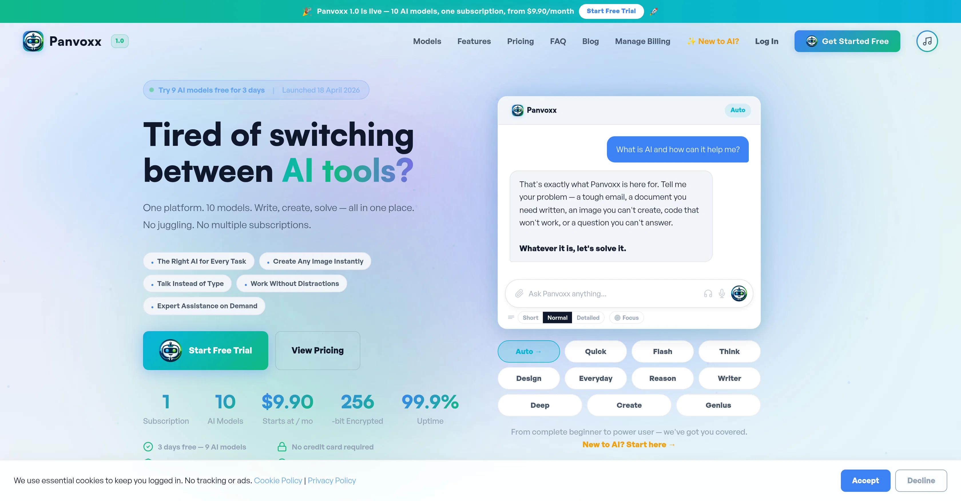 Panvoxx screenshot