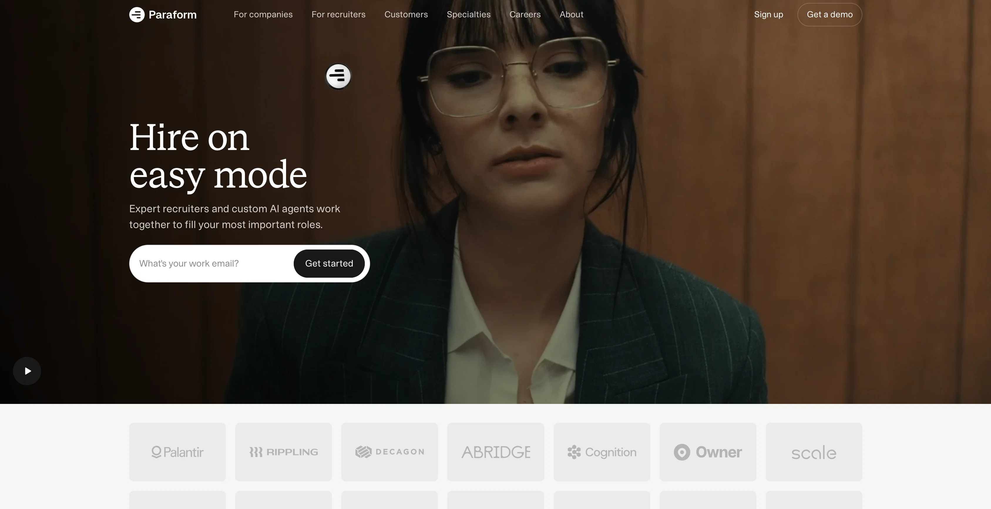 Paraform screenshot