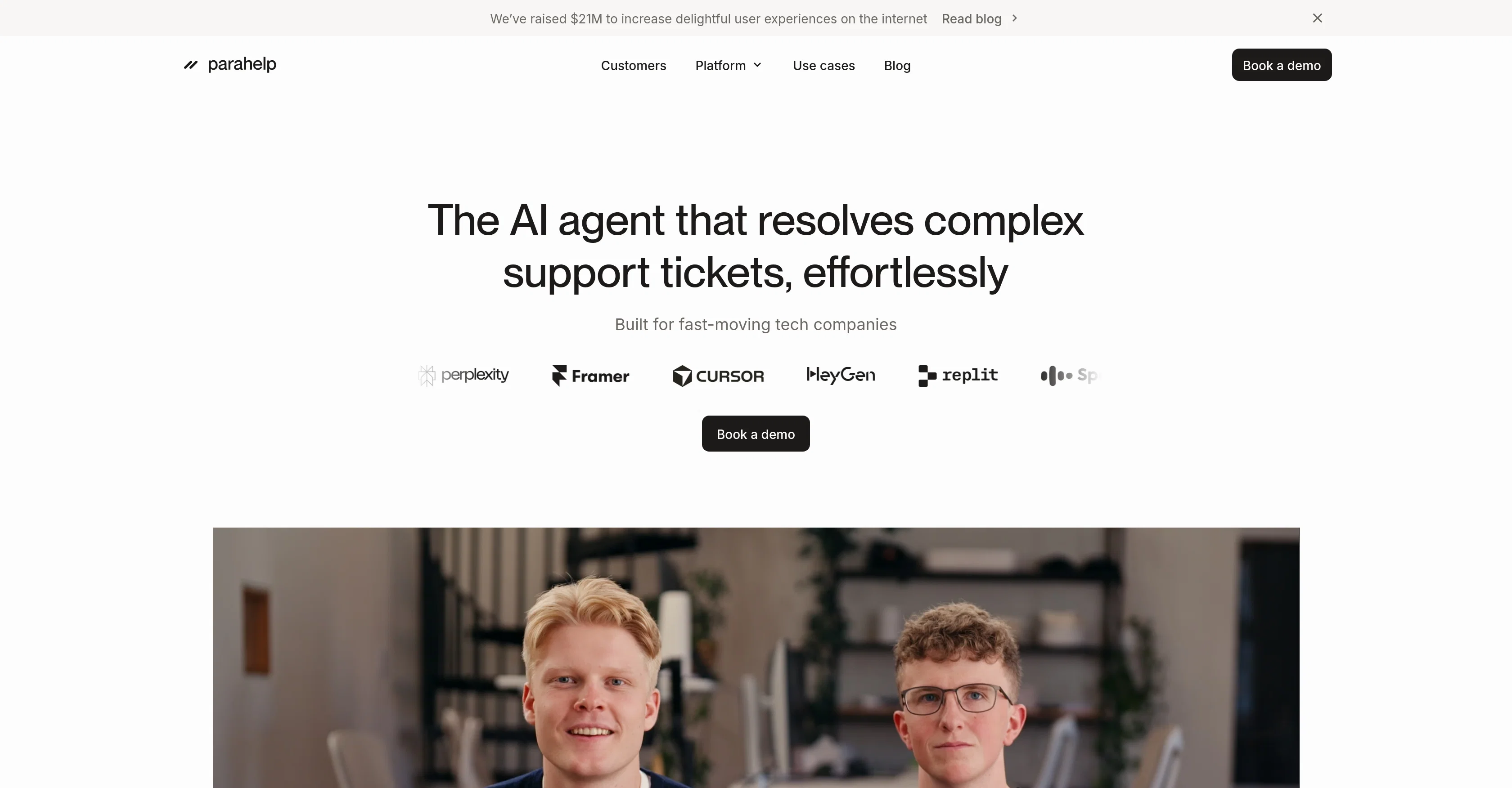 Parahelp screenshot