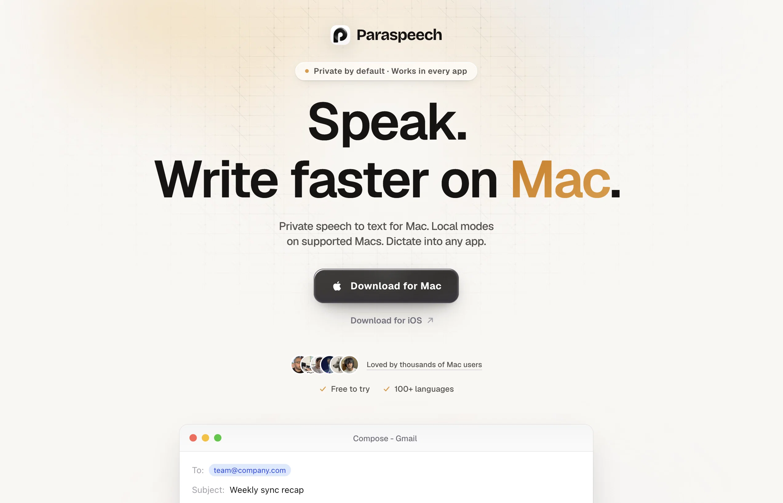 Paraspeechv1.7.0 screenshot