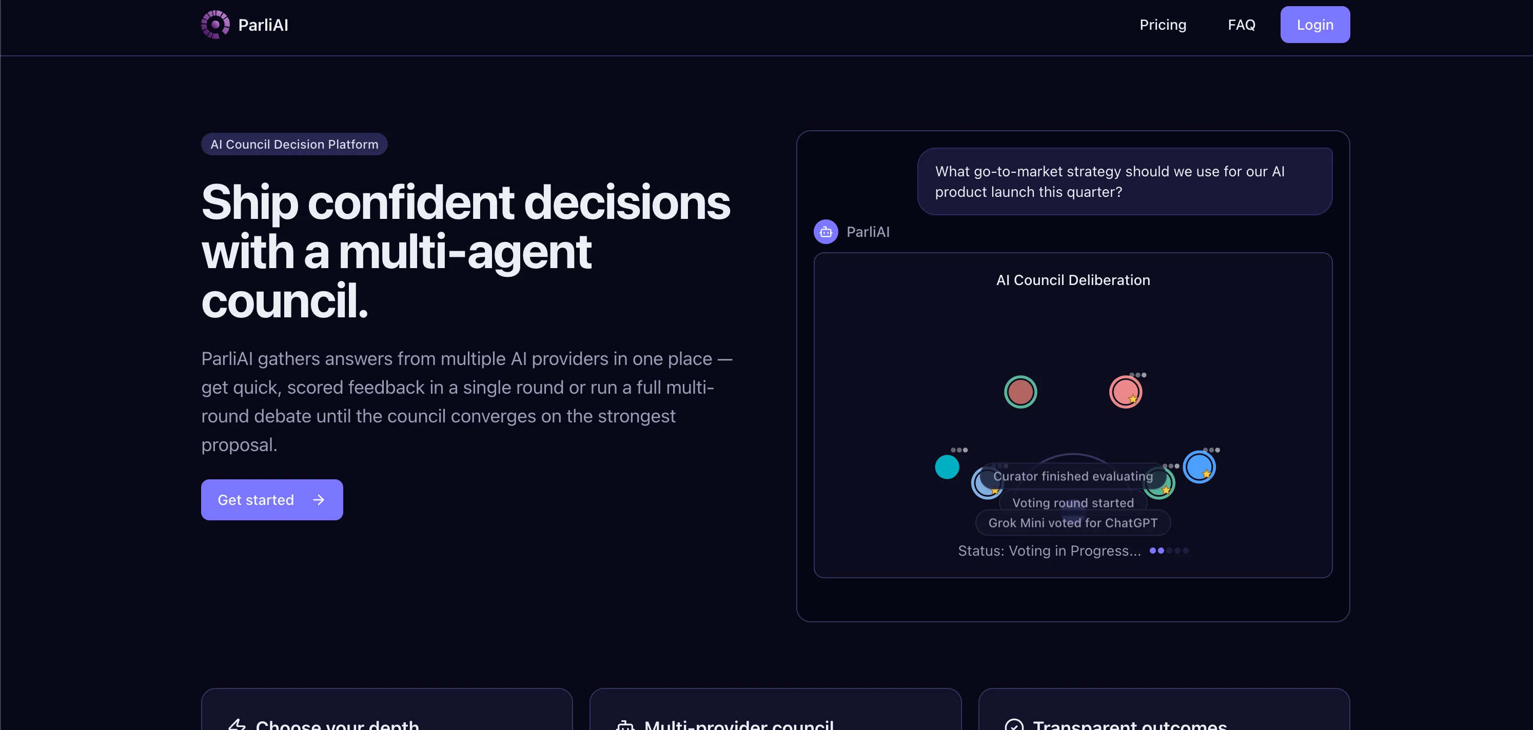 ParliAI screenshot