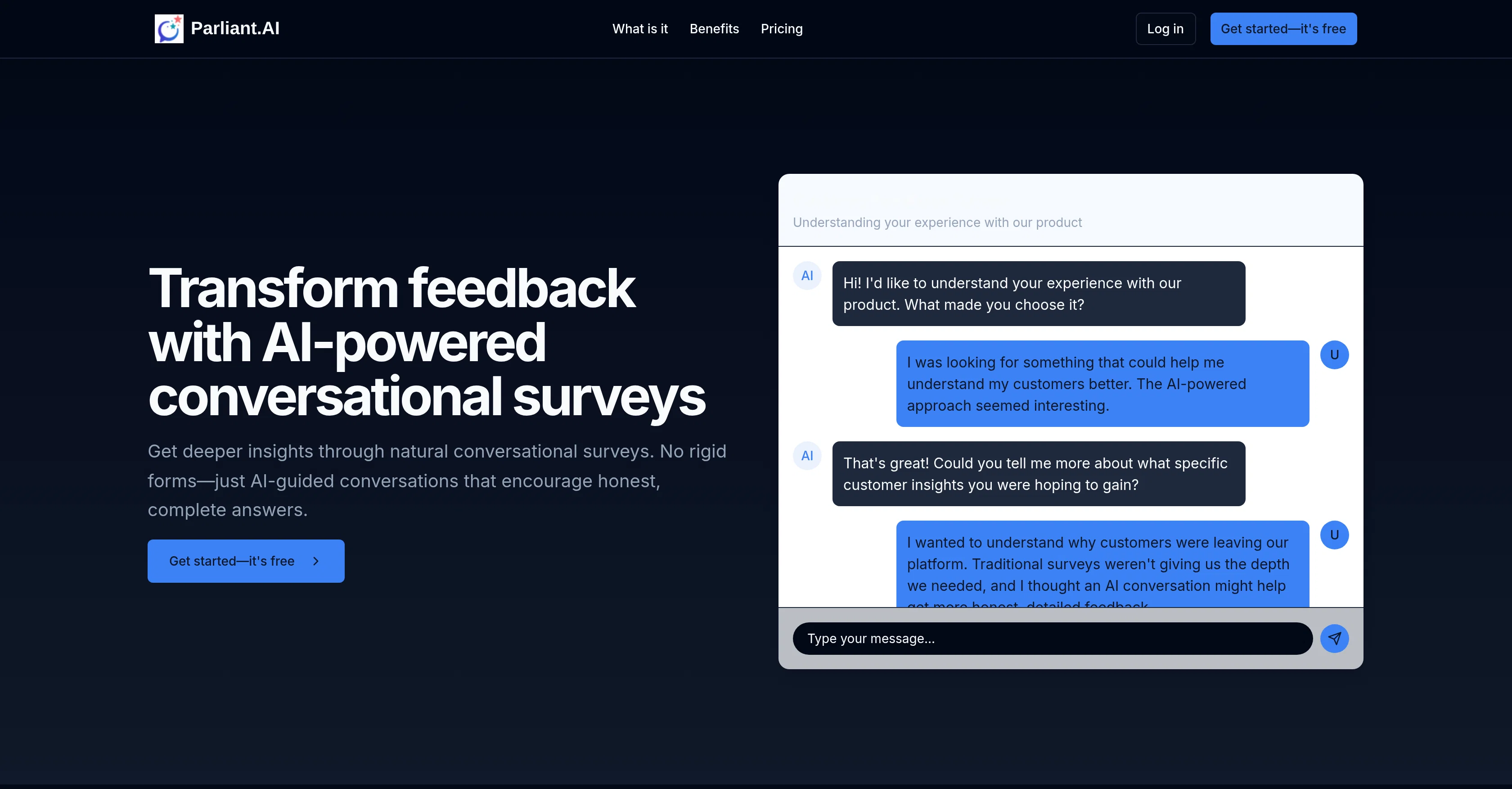 Parliant.AI screenshot