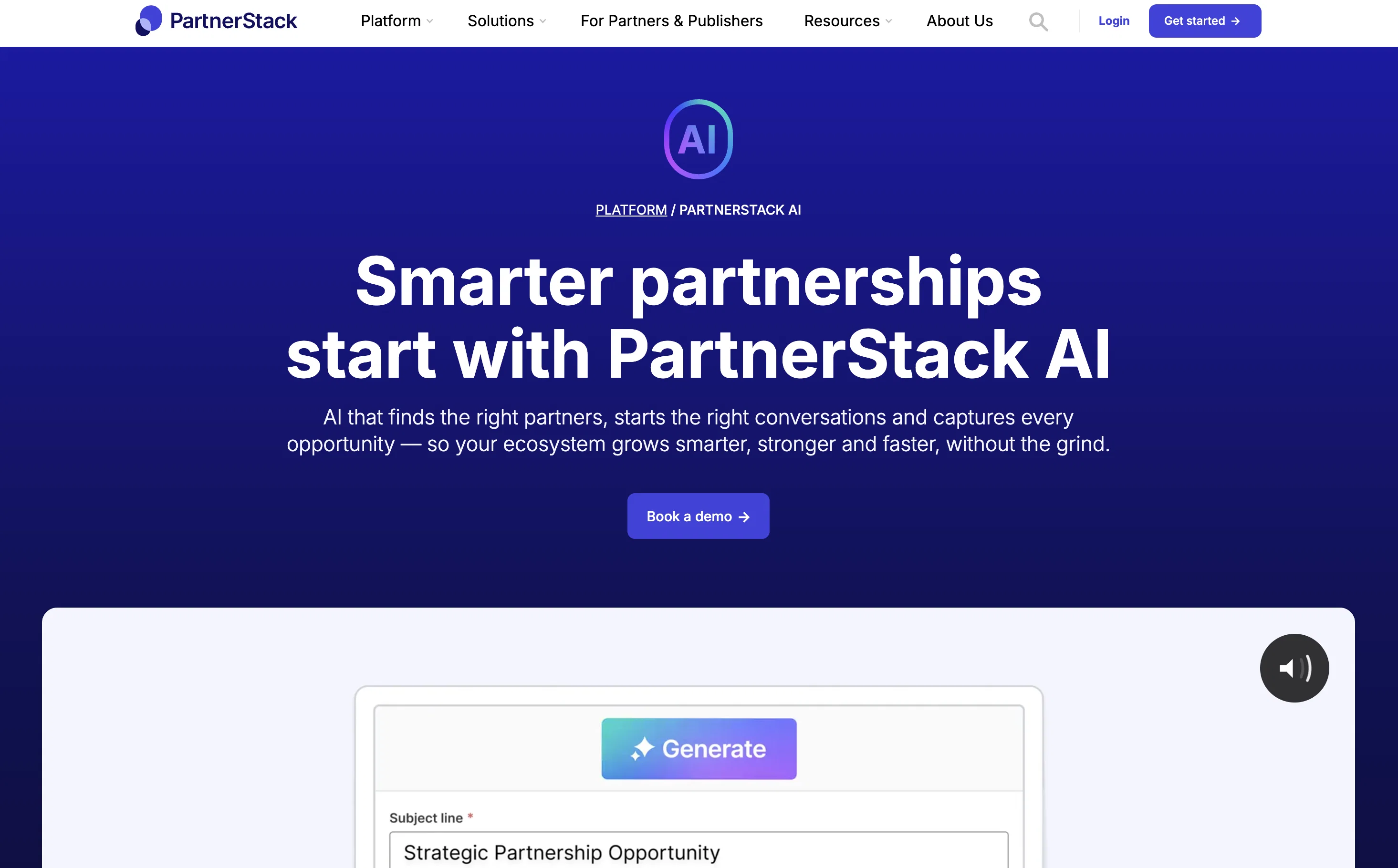 PartnerStack AI screenshot