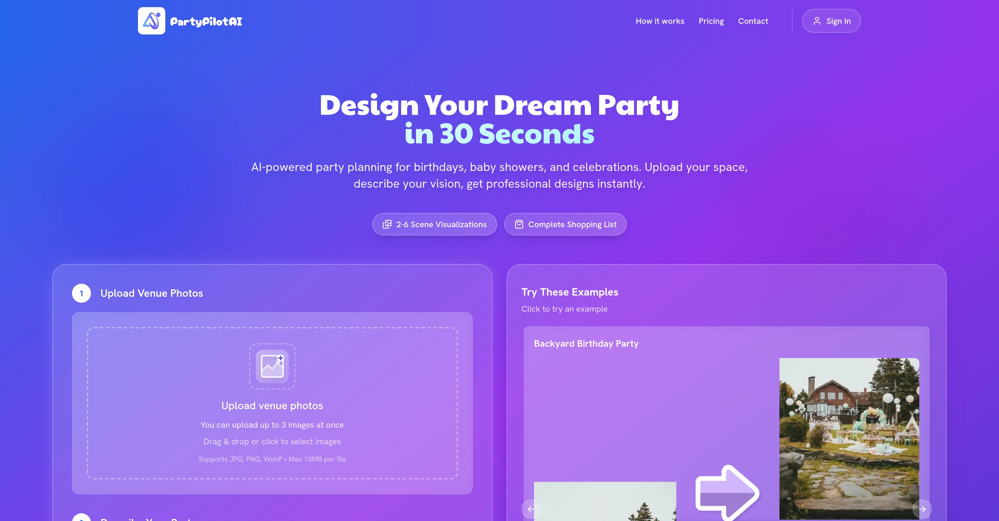 PartyPilotAI screenshot