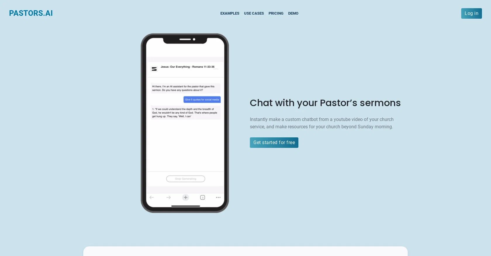 PastorsAI screenshot