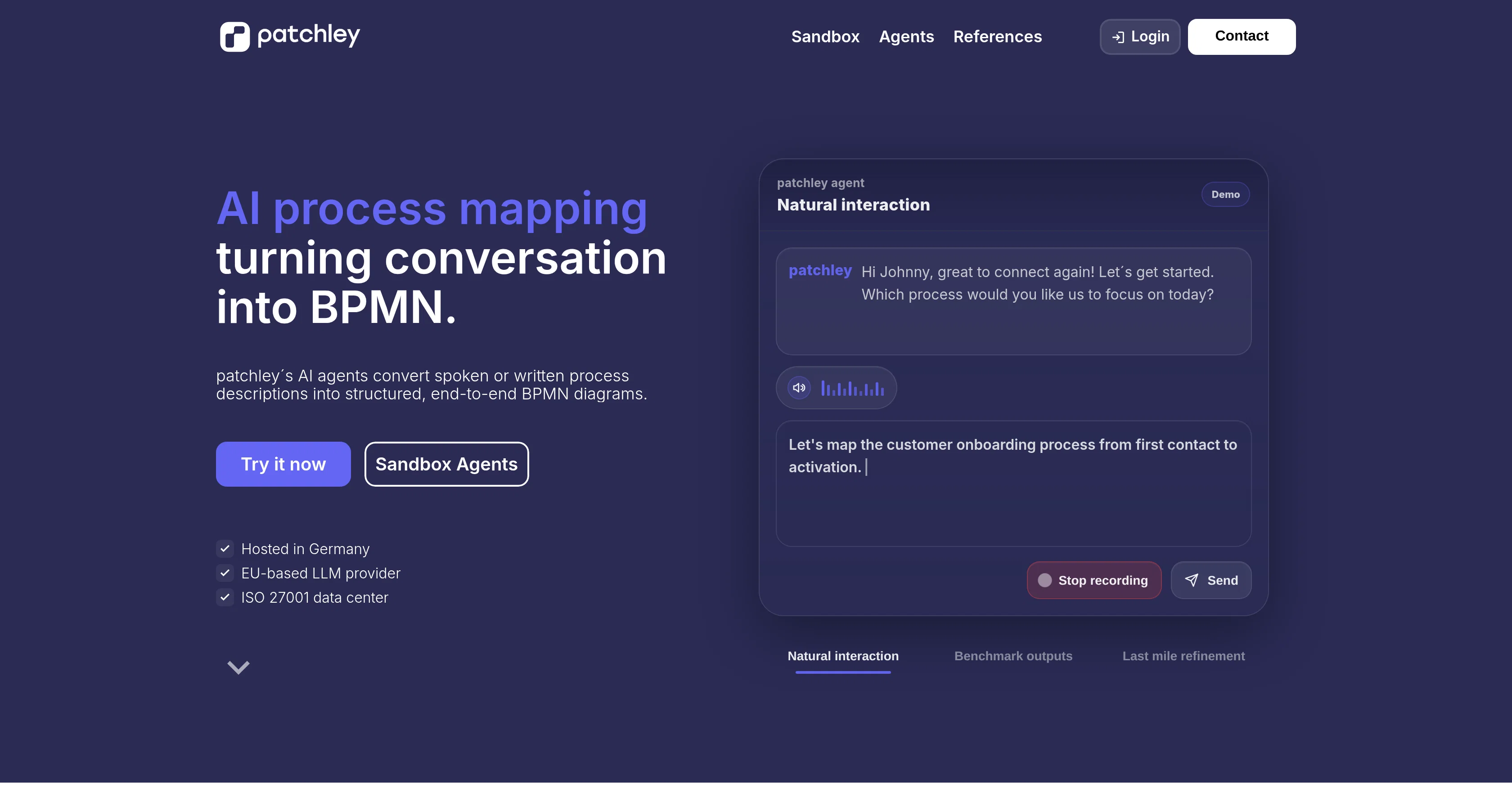 patchley | BPMN AI Generator screenshot
