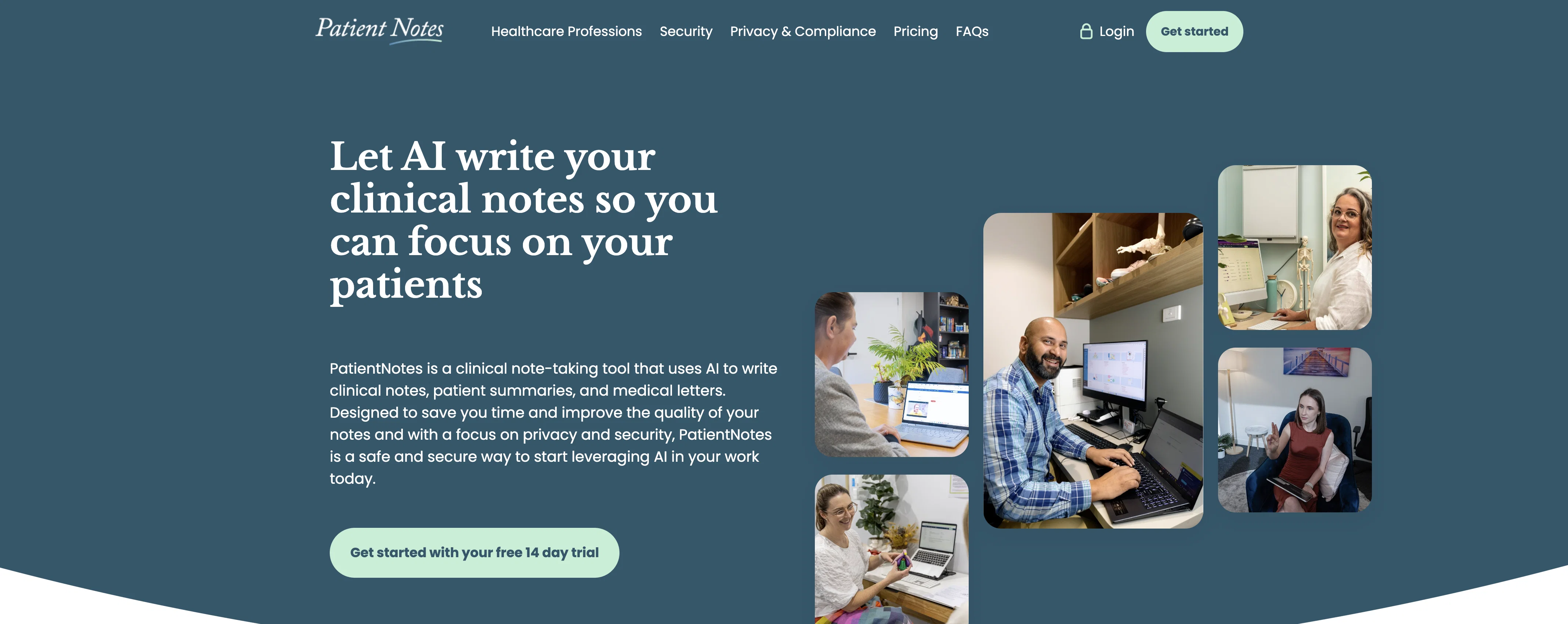 PatientNotes screenshot