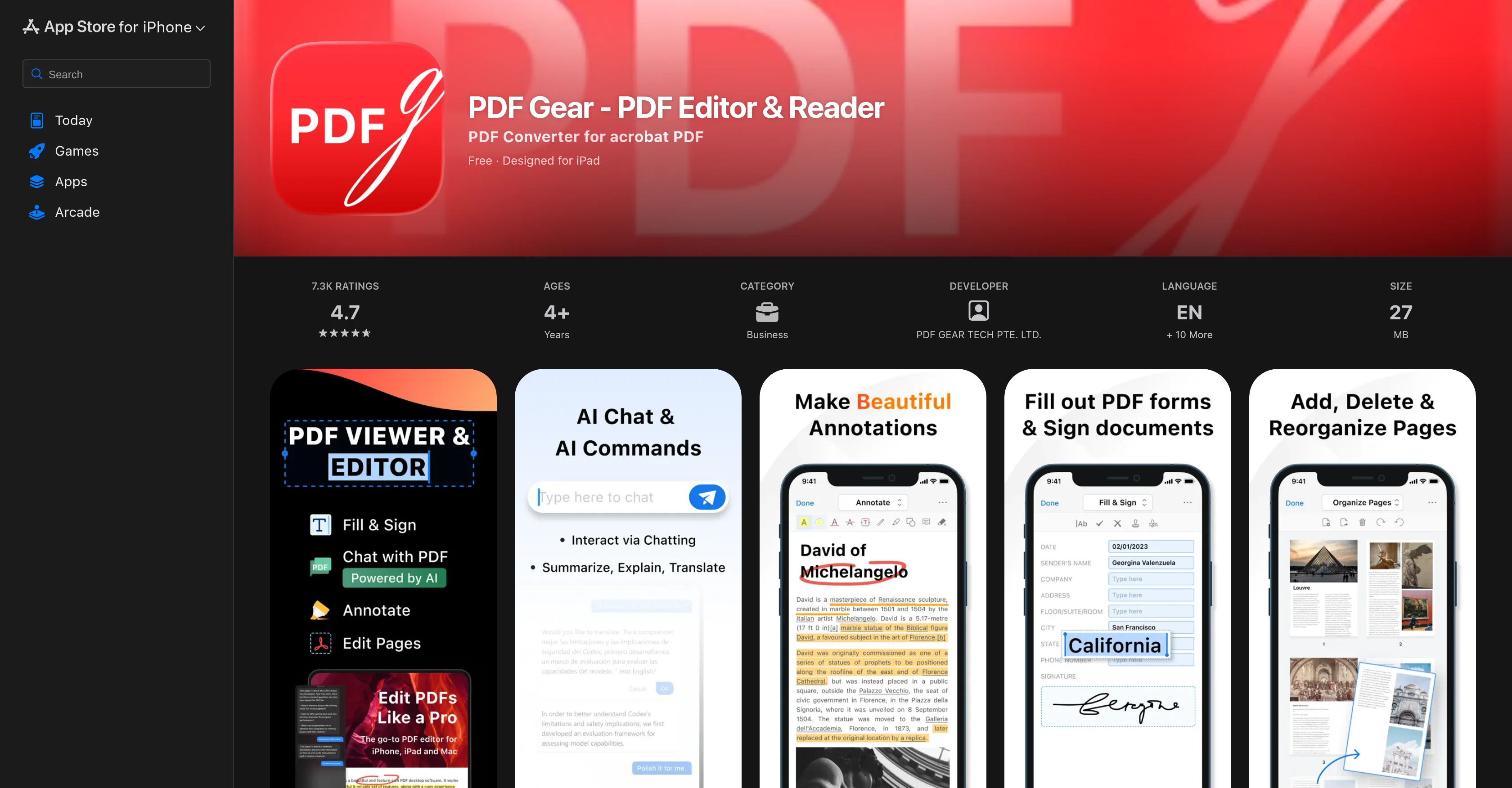 PDF Gear screenshot