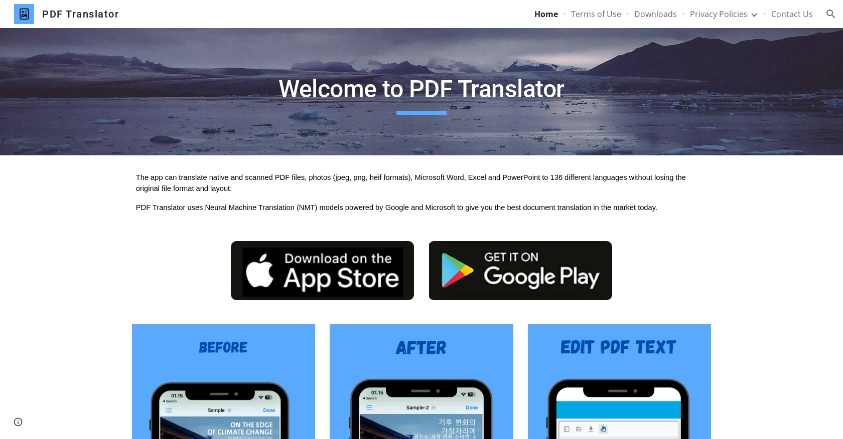 PDF Translator screenshot