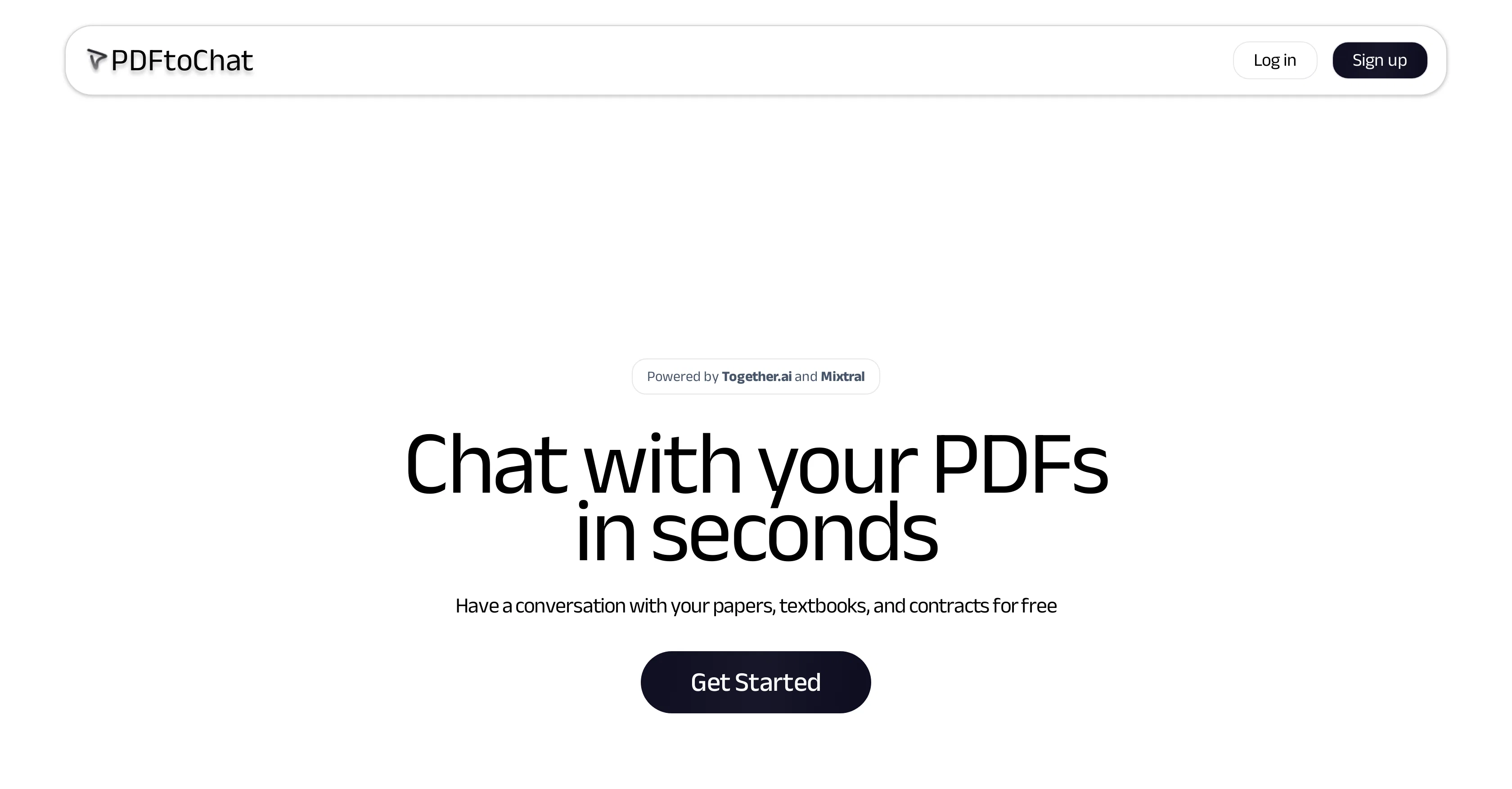 PDFtoChat screenshot
