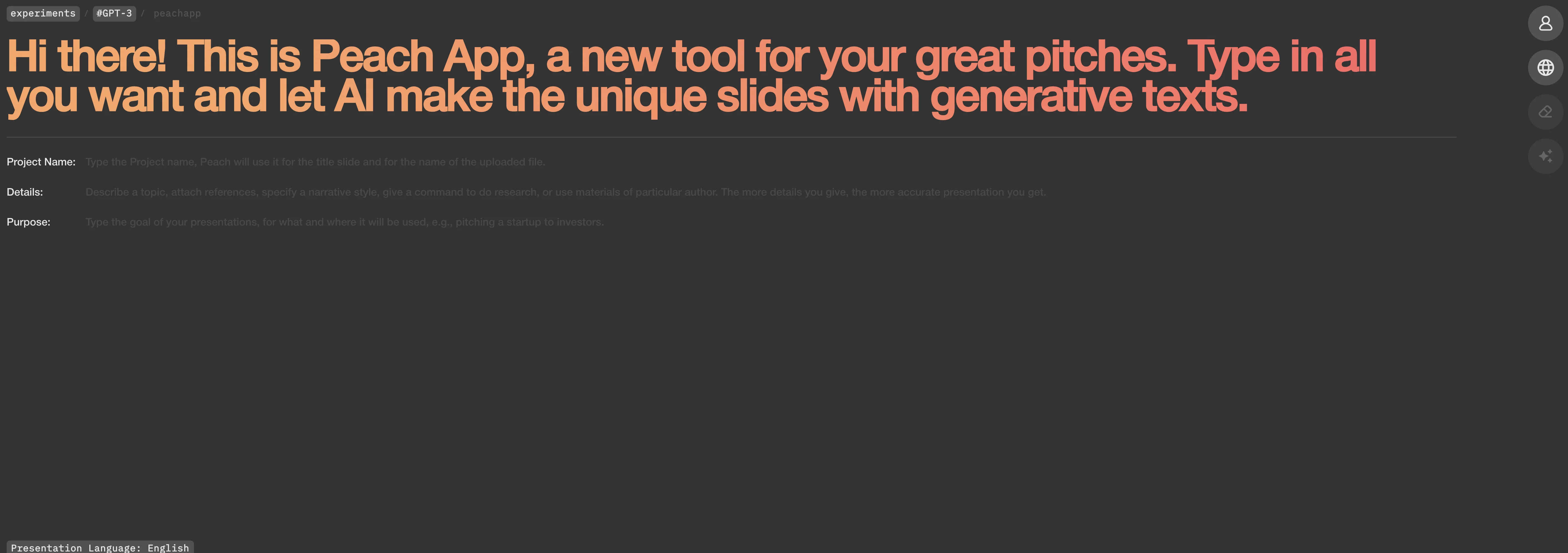 Peach App screenshot