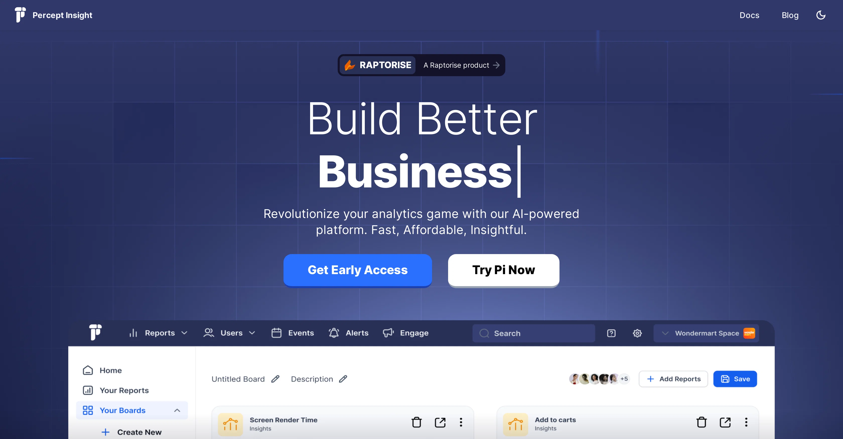 Percept Insight screenshot