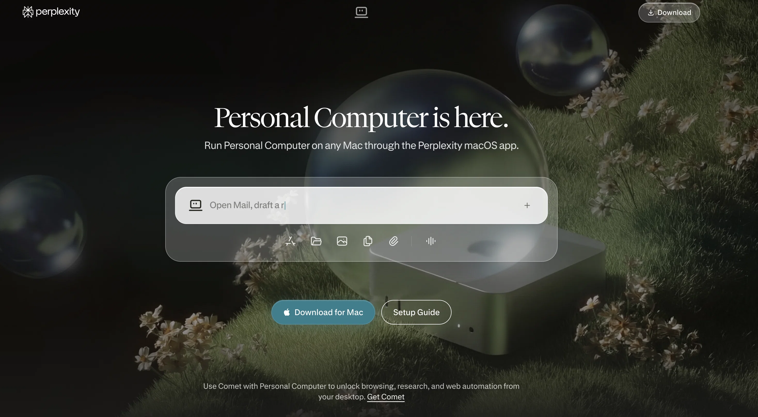 Personal Computer by Perplexity screenshot