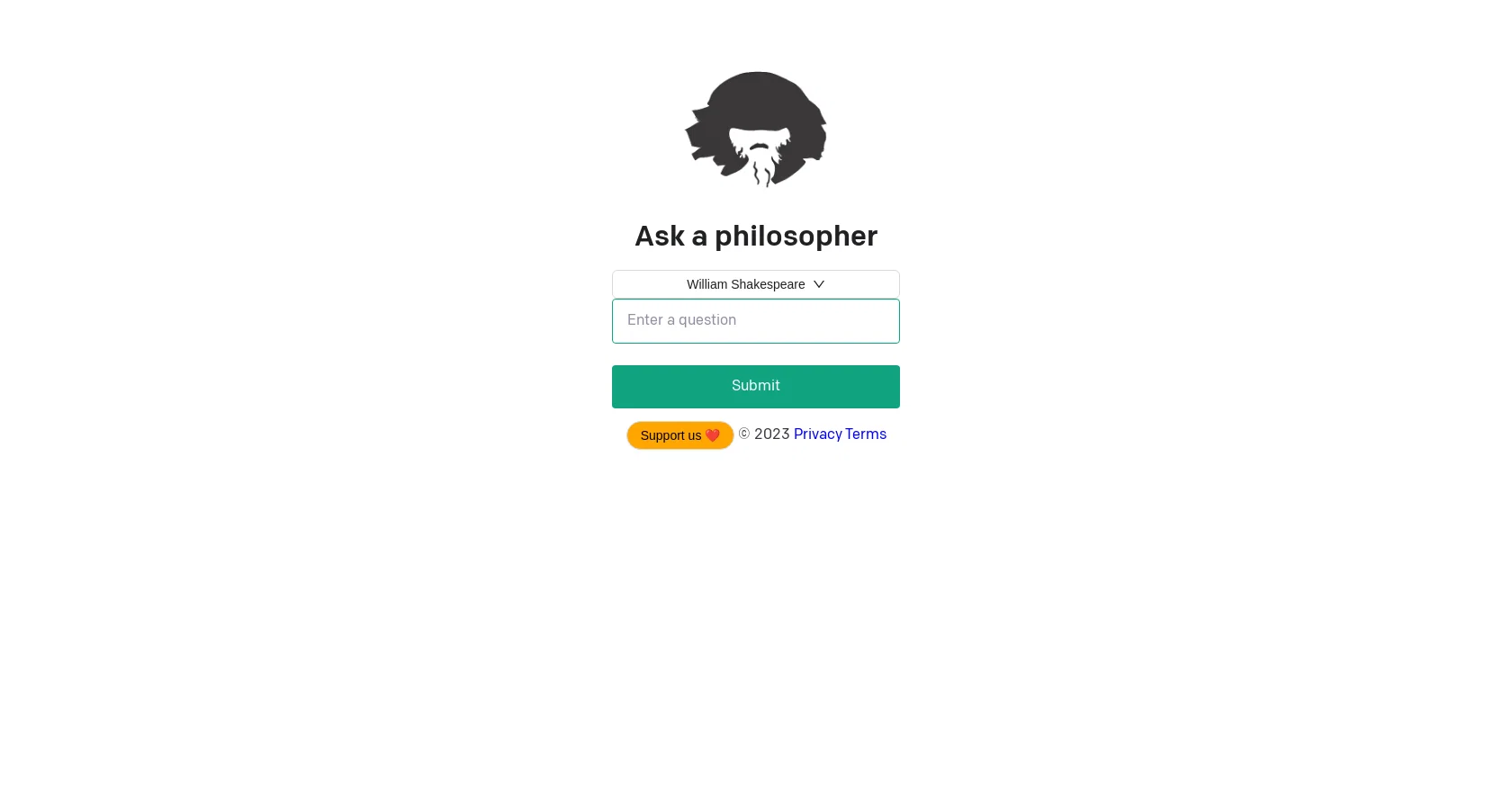 Philosophy screenshot