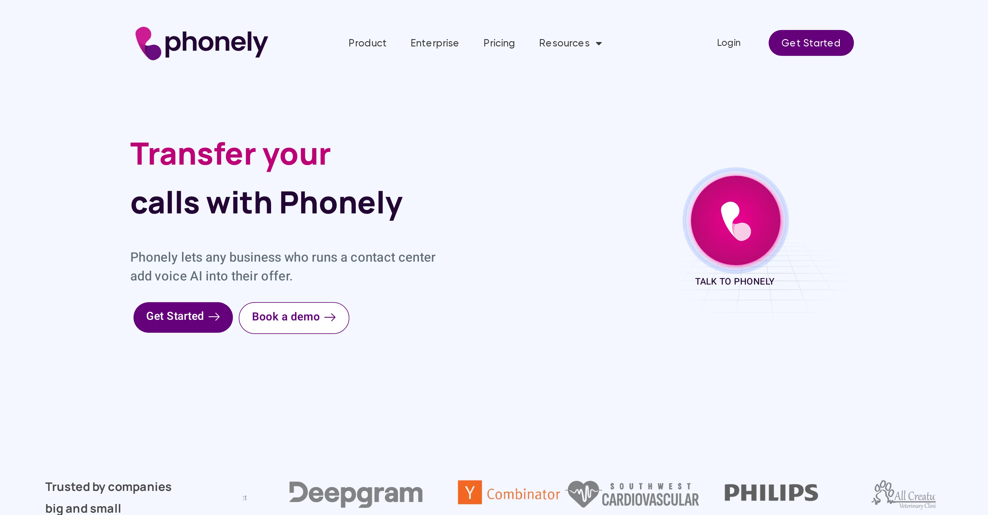 Phonely AI screenshot