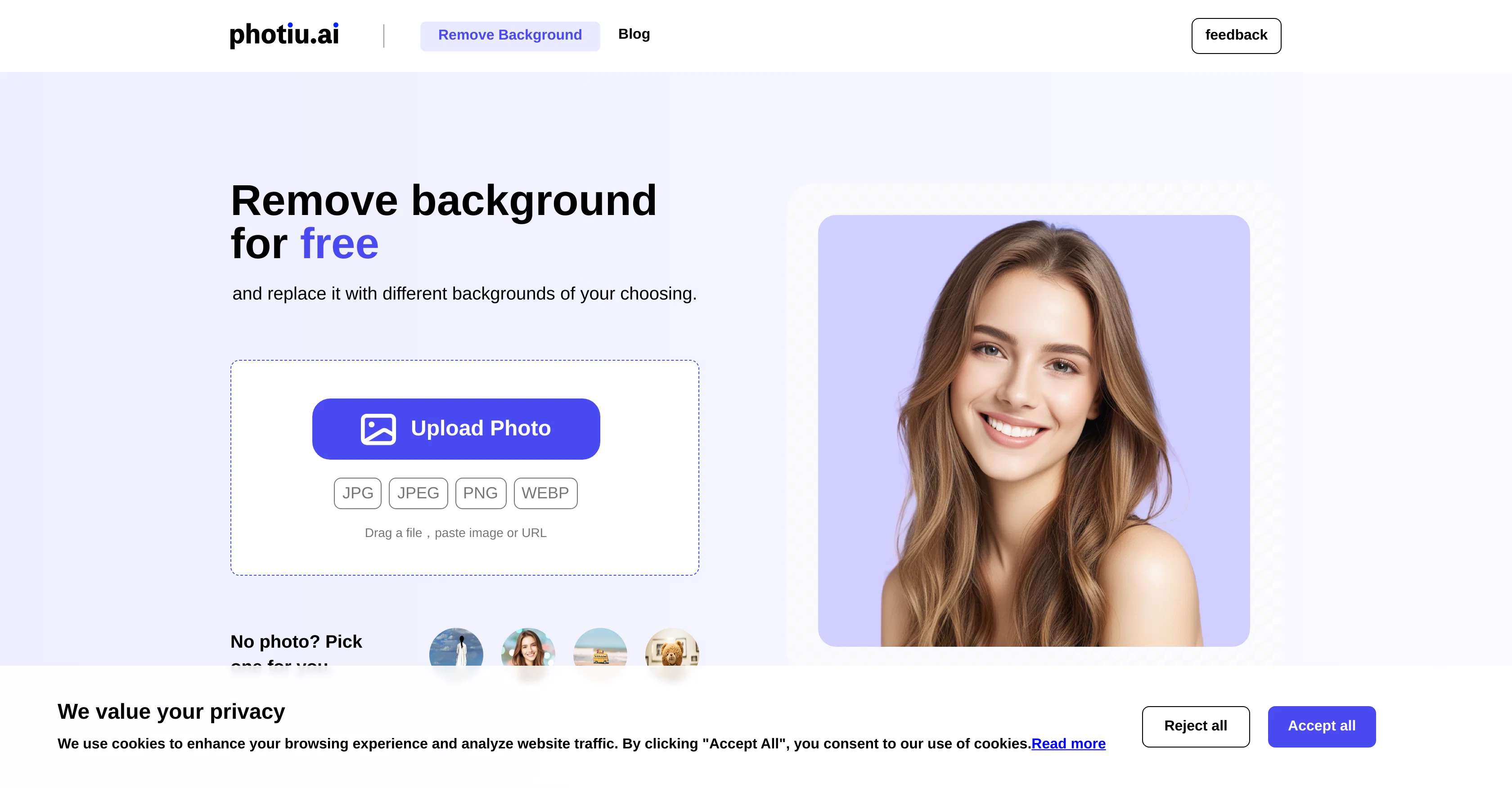Photiu.ai screenshot