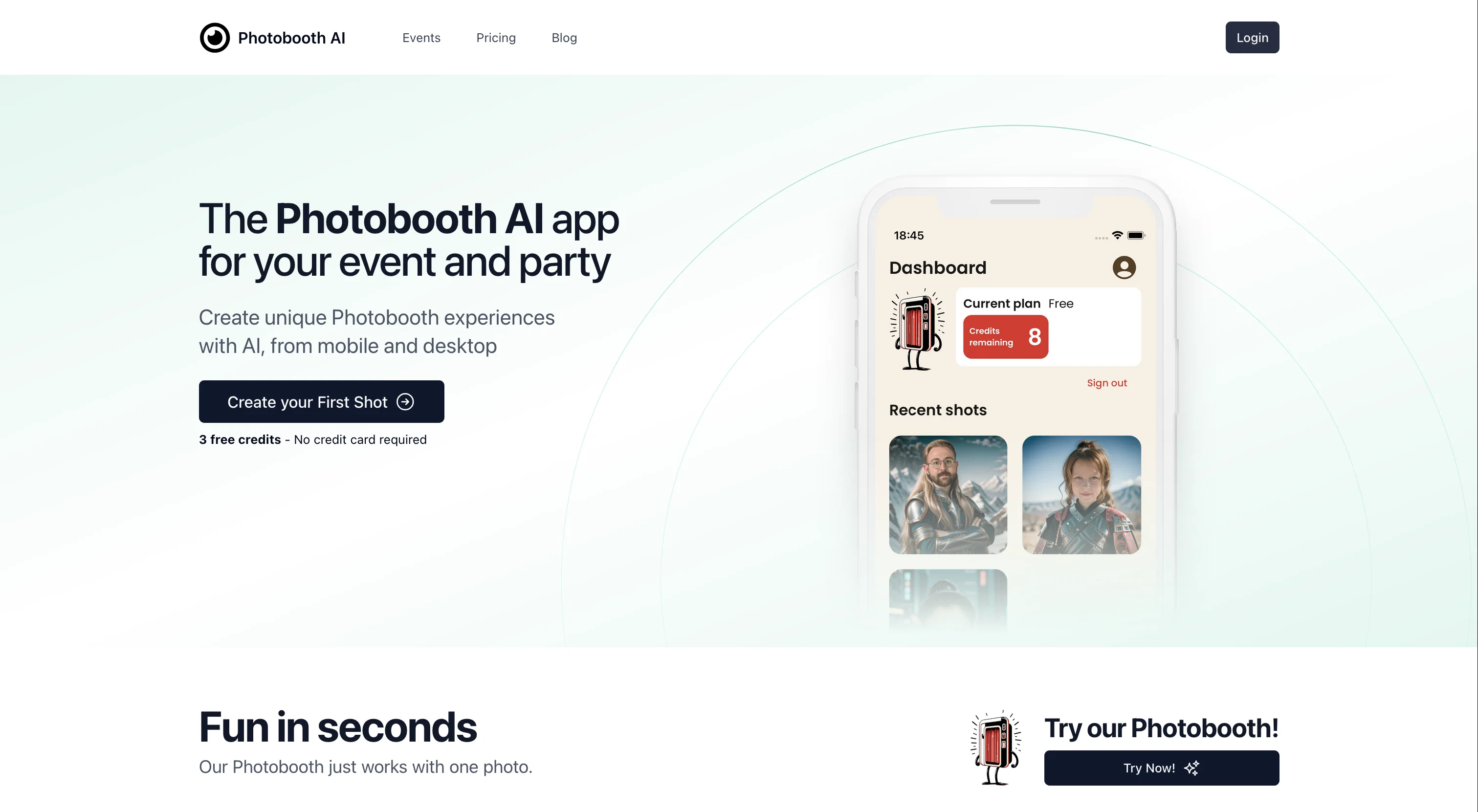 Photobooth AI screenshot