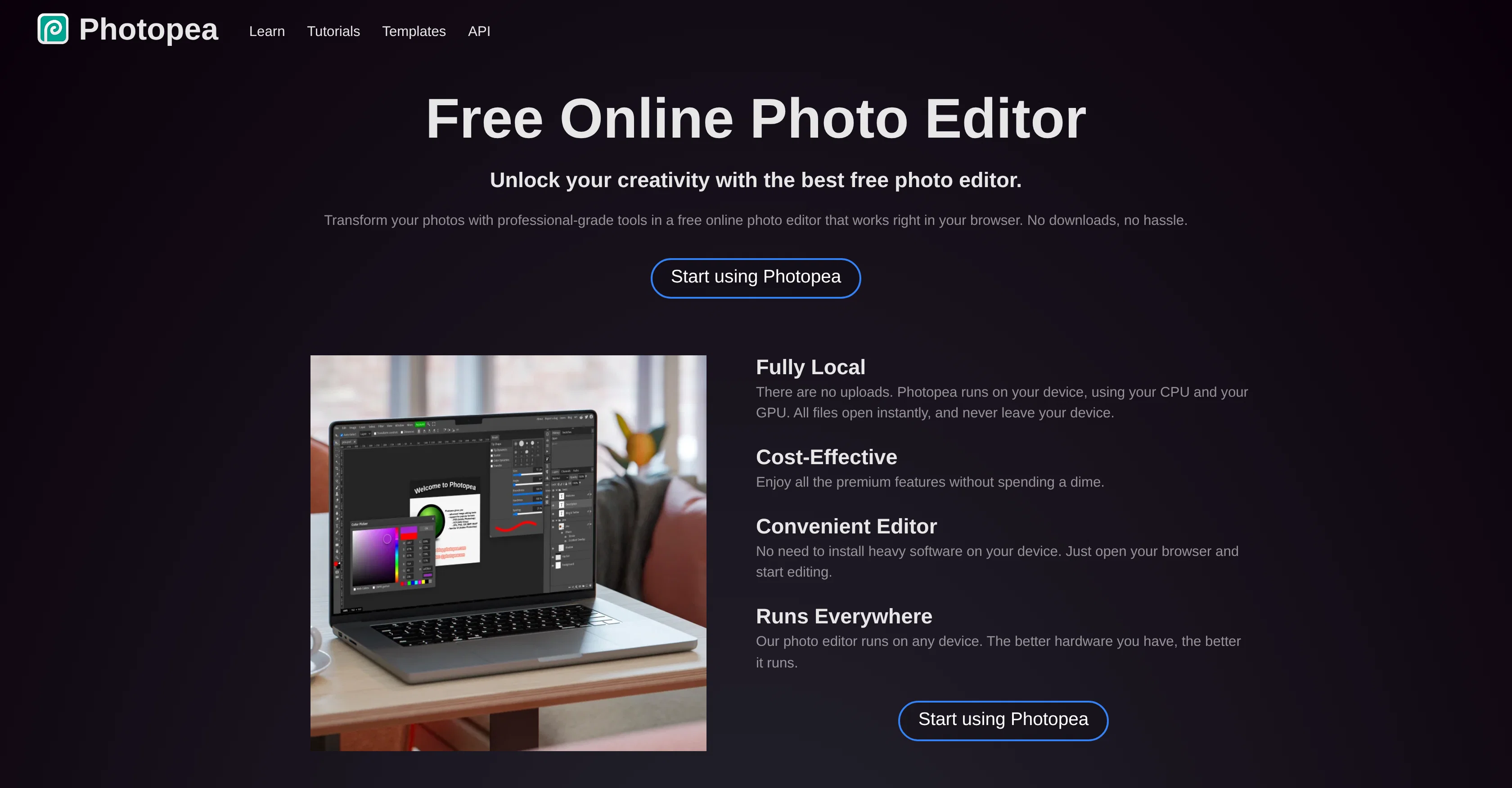 Photopea screenshot