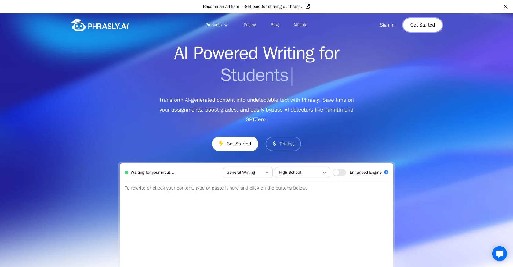 Phrasly screenshot