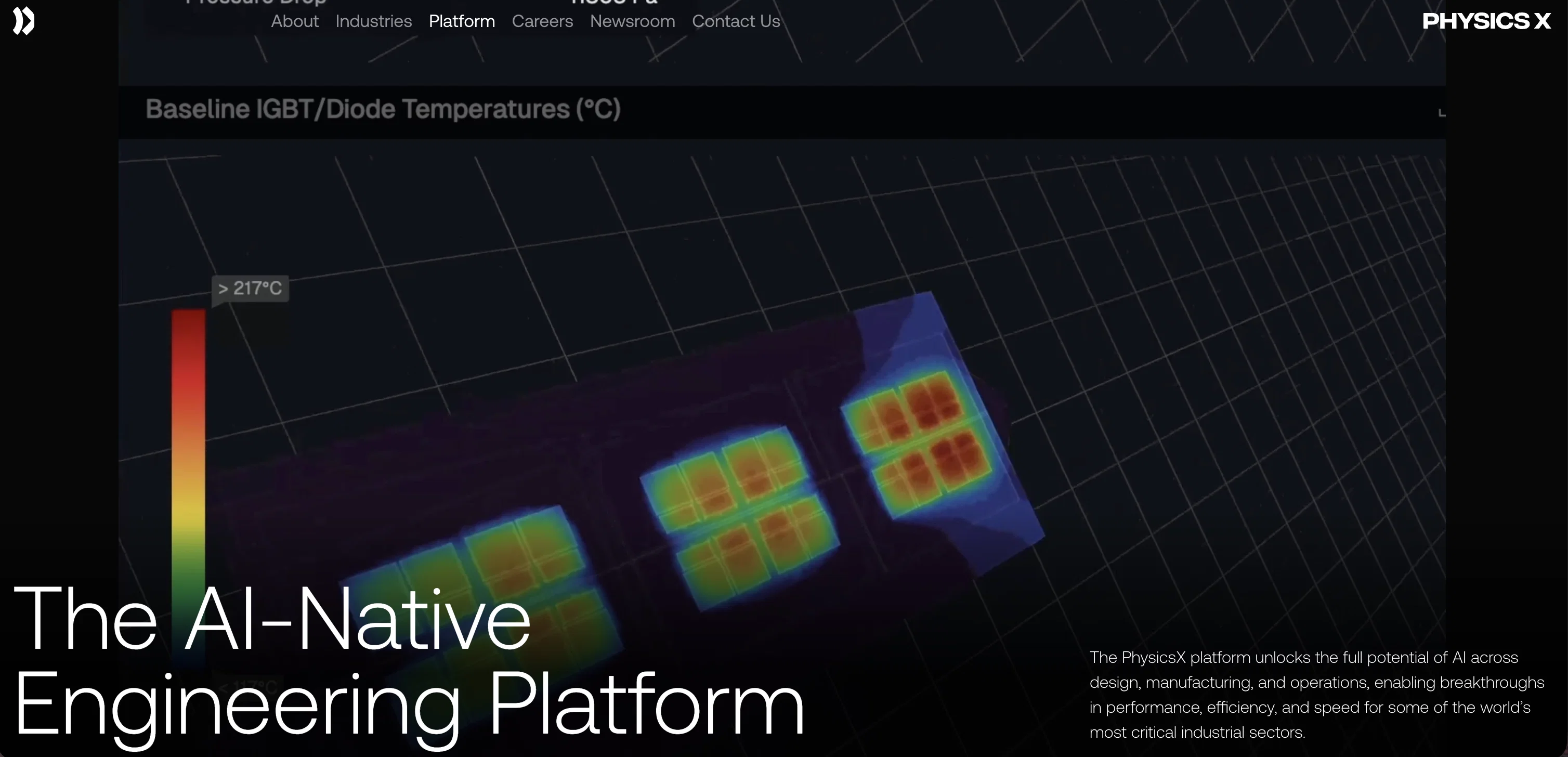 PhysicsX Engineering Platform screenshot