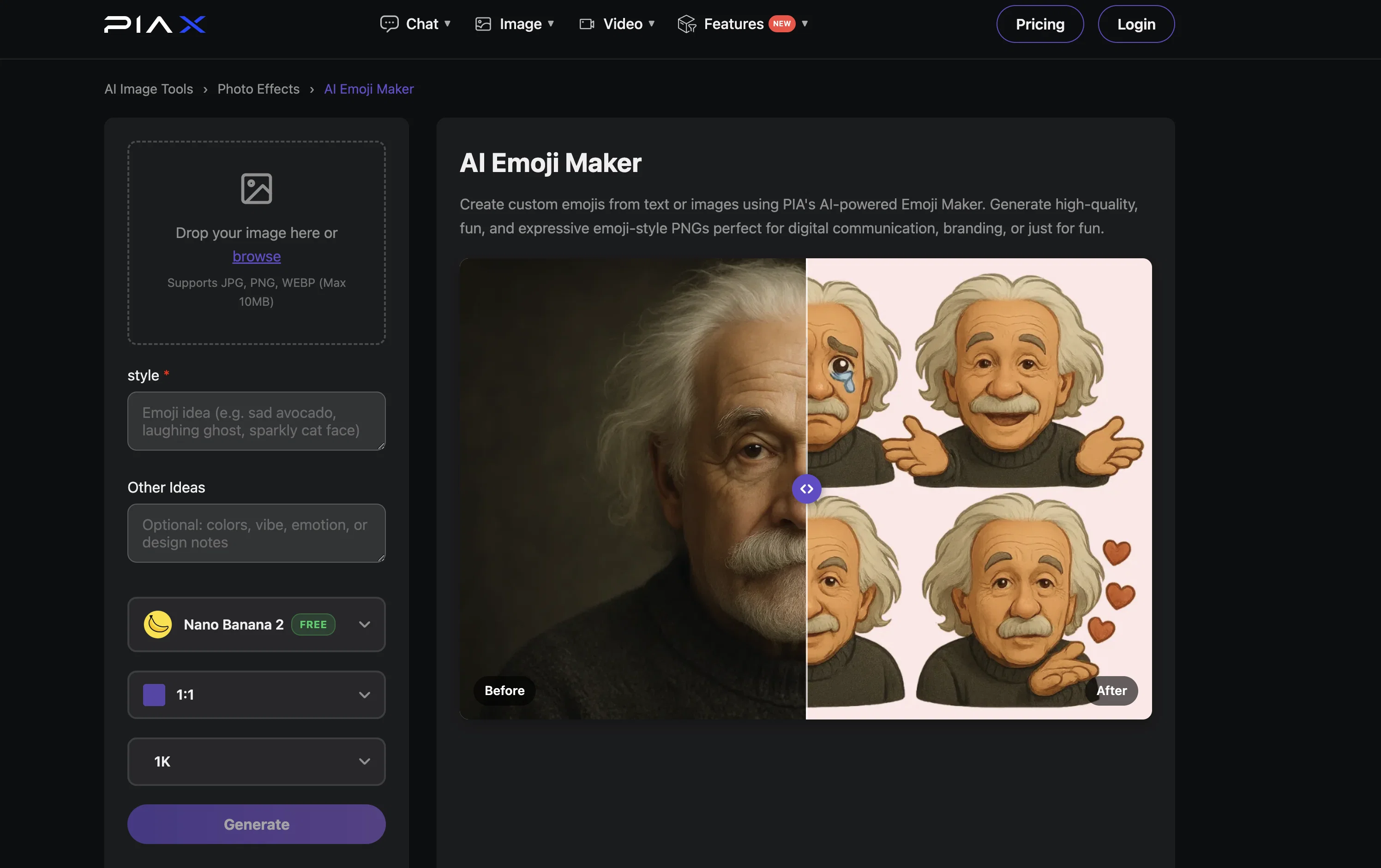 Piax Emoji Maker screenshot