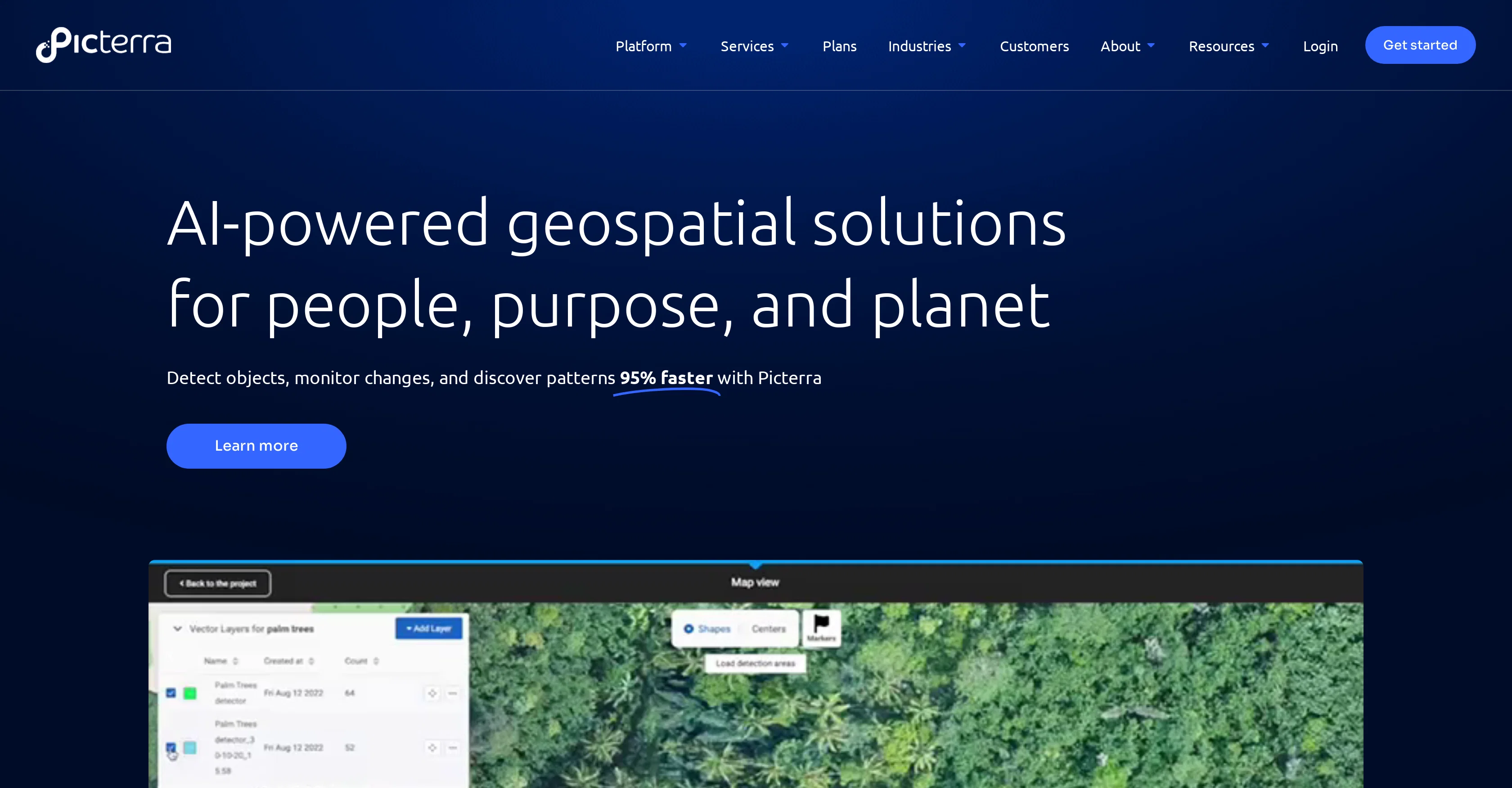Picterra screenshot