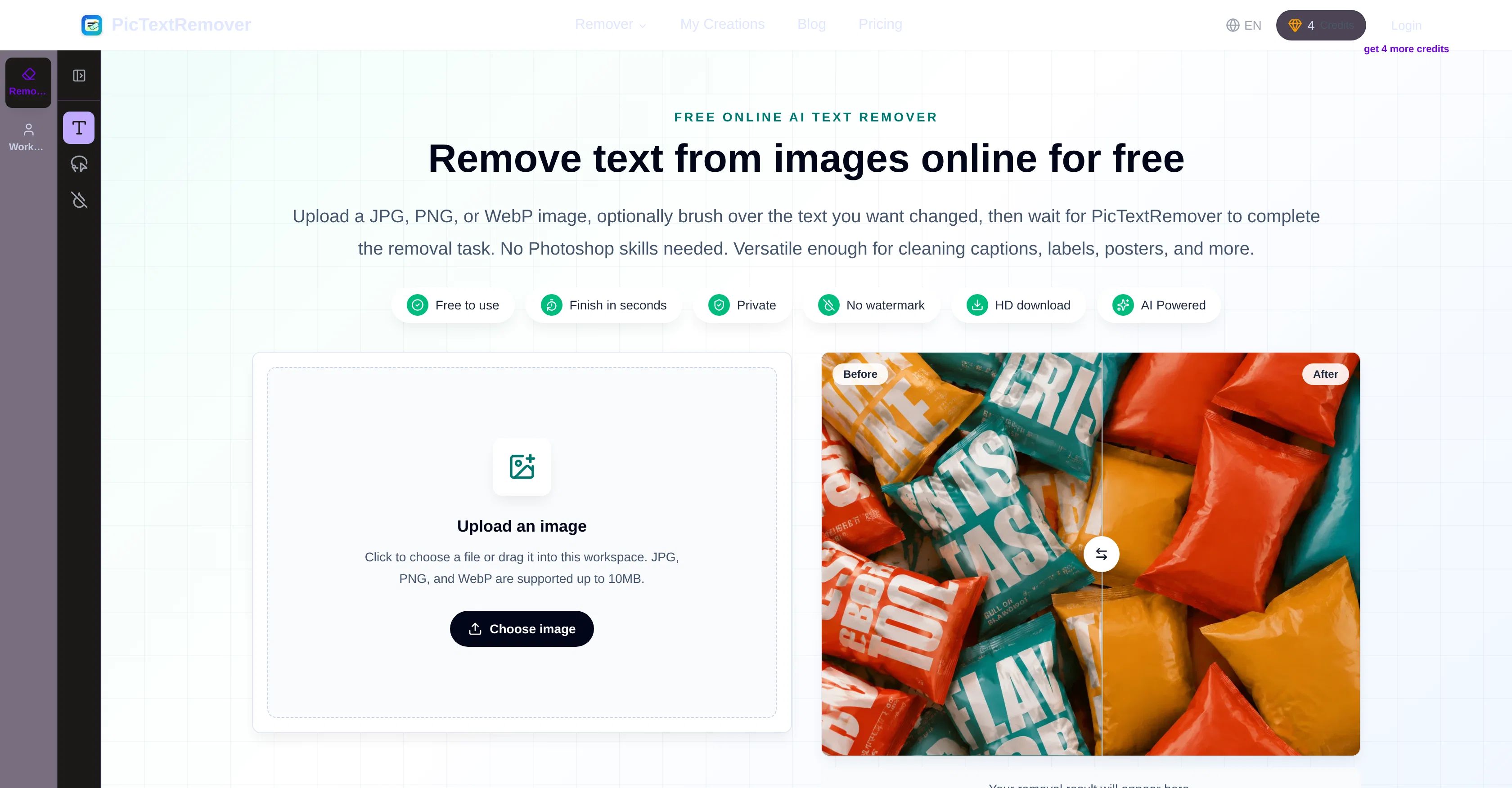 PicTextRemover screenshot