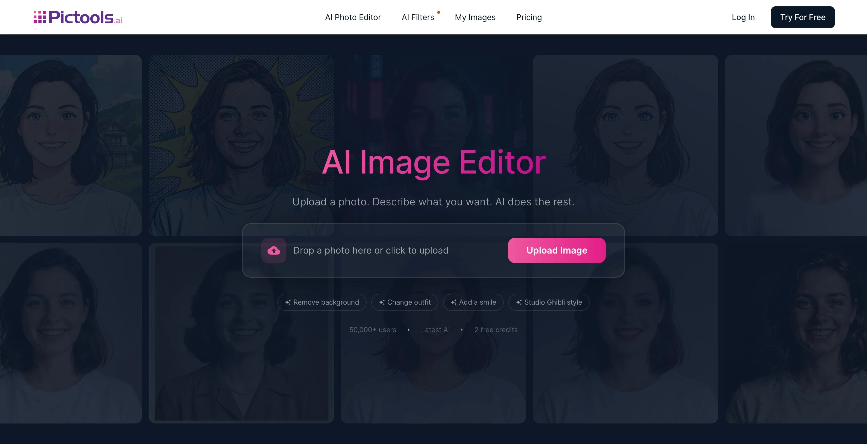 PicTools.AI — AI Image Editor & 100+ AI Filters screenshot