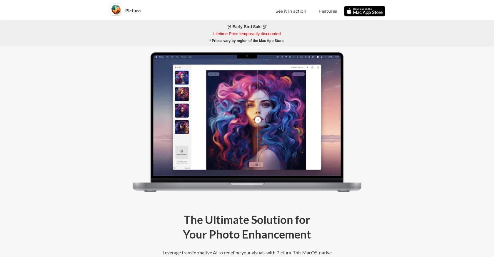 Pictura screenshot