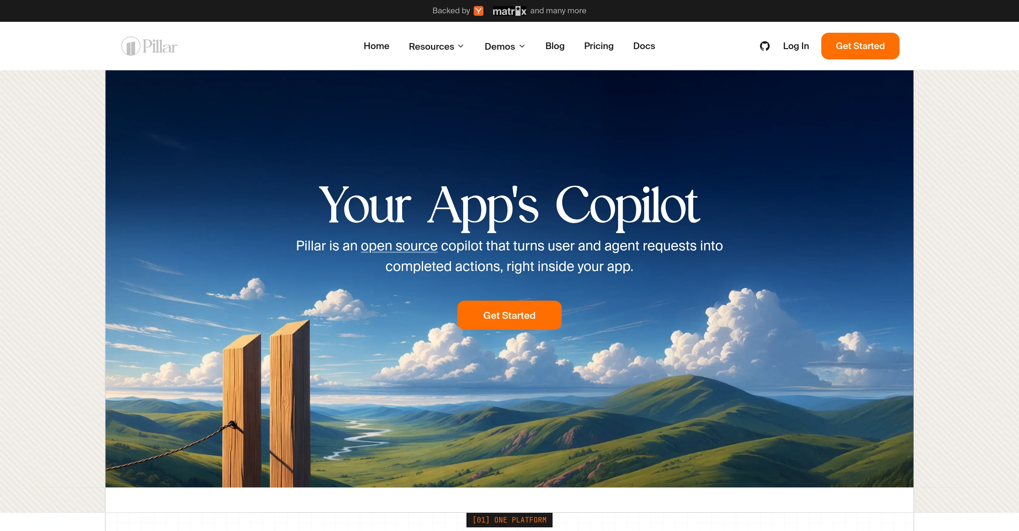 Pillar | App Copilot screenshot
