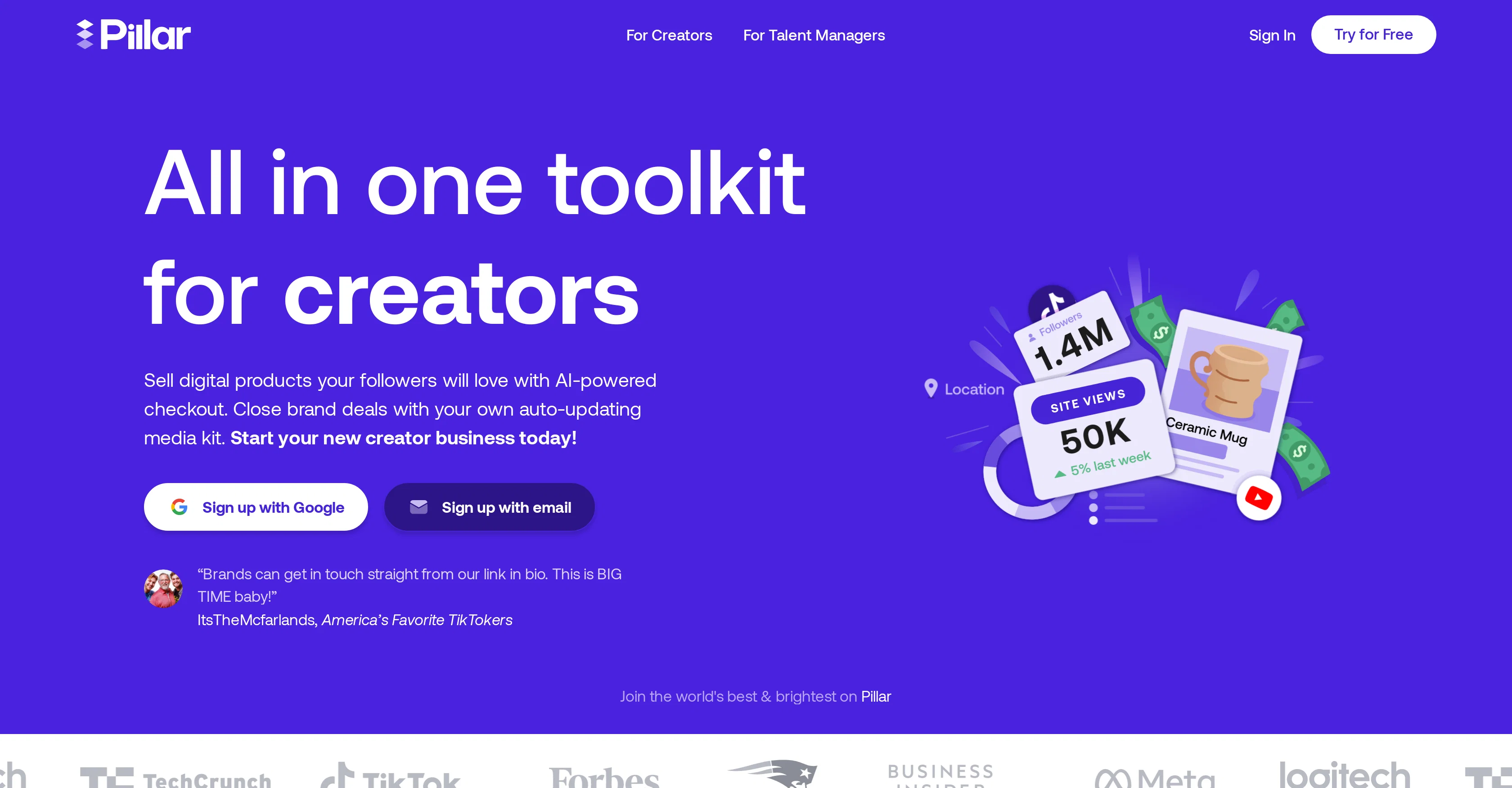 Pillar screenshot