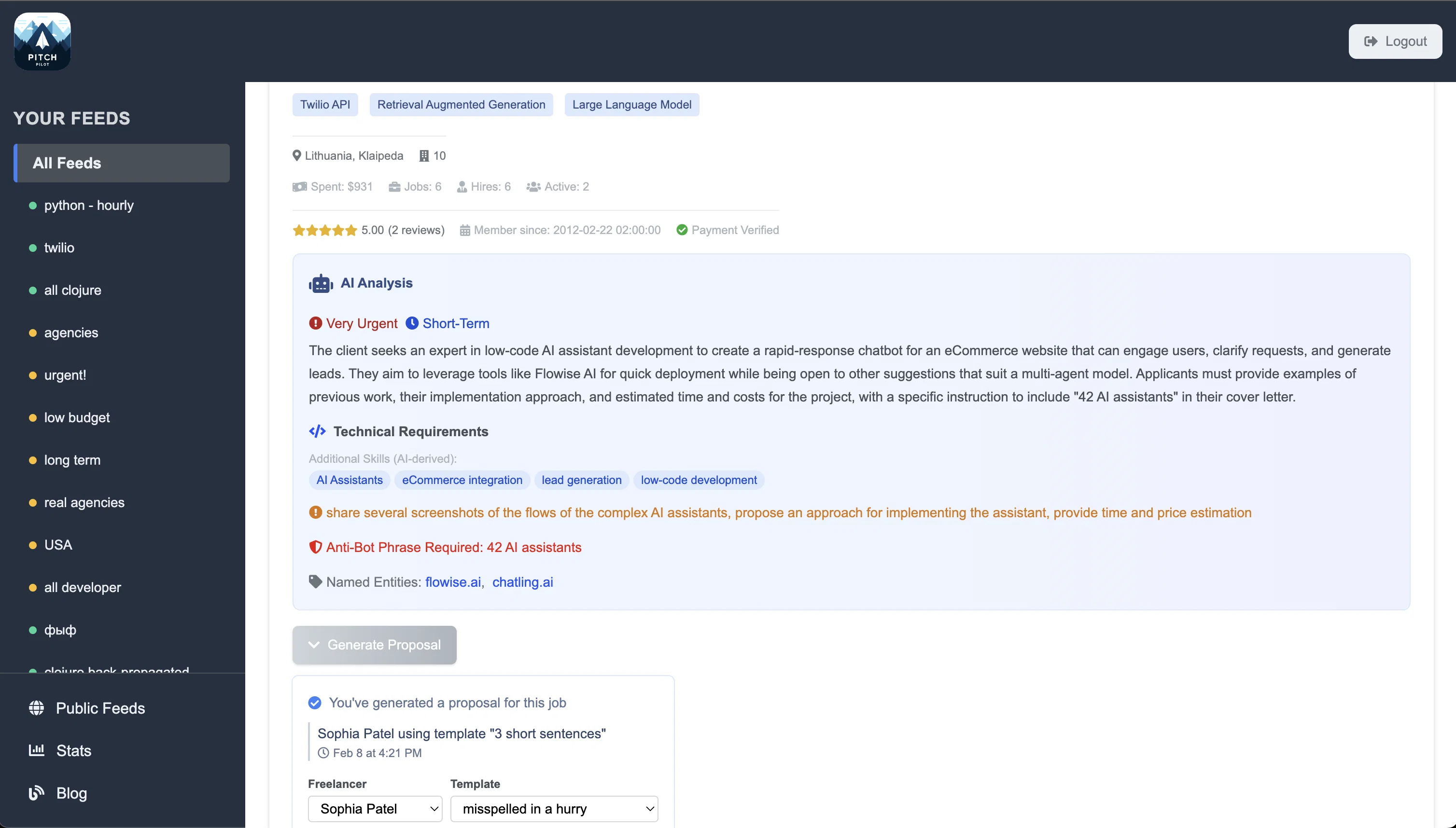 Pitch Pilot screenshot