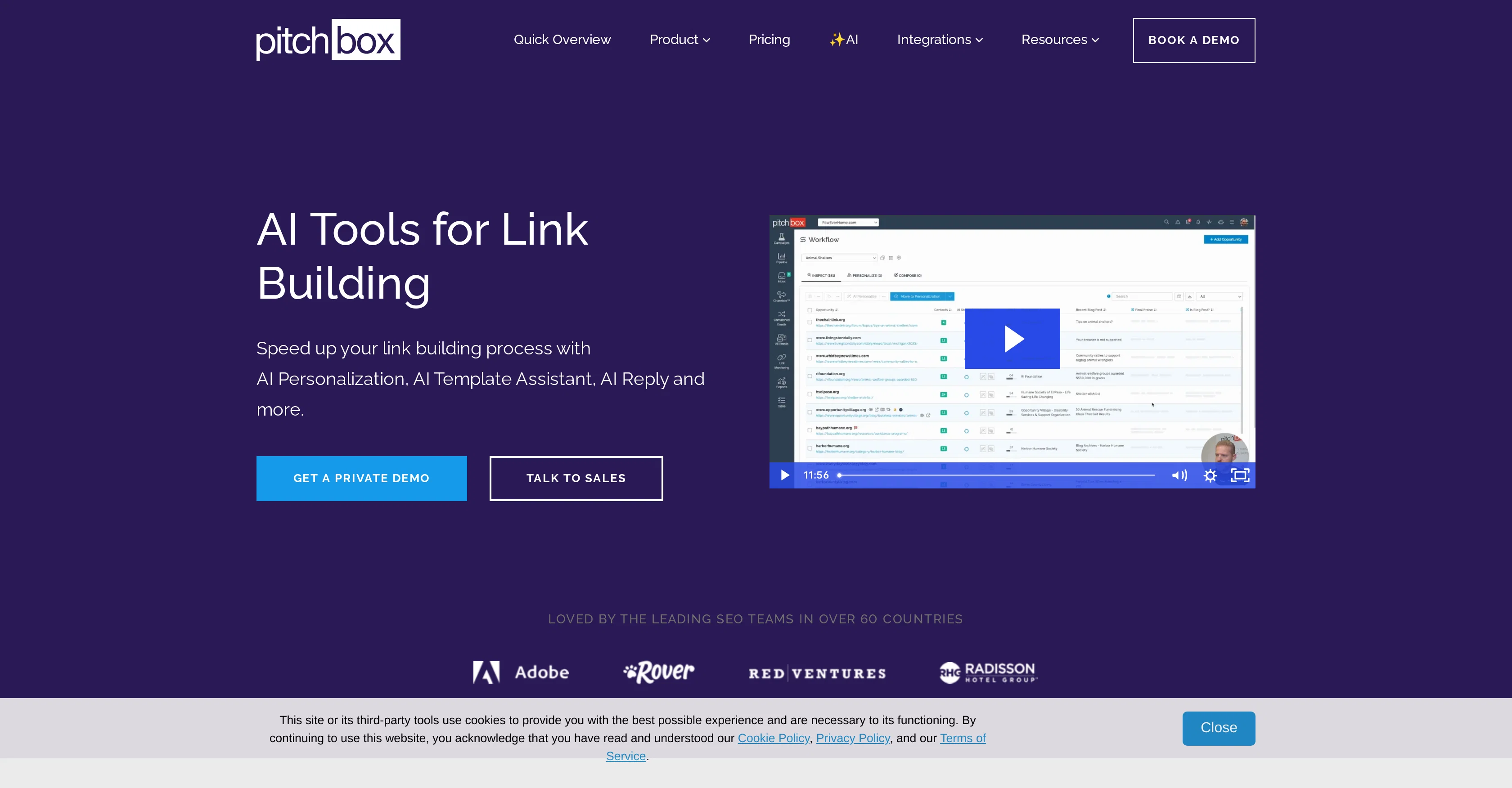 Pitchbox screenshot