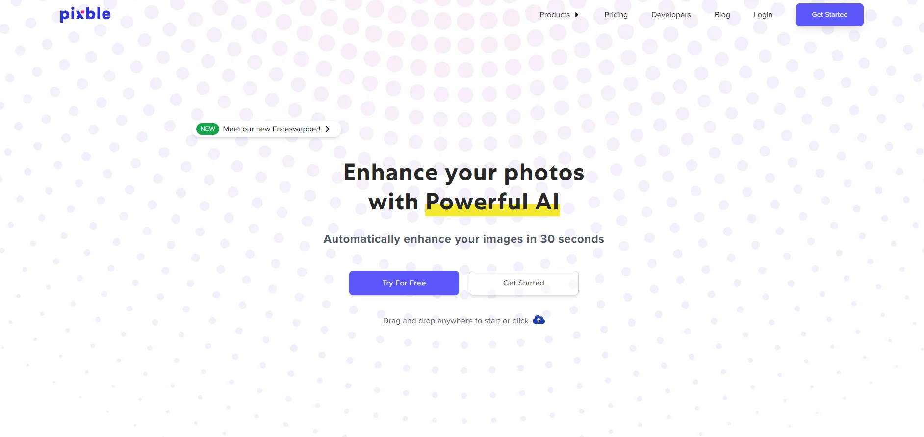 Pixble screenshot