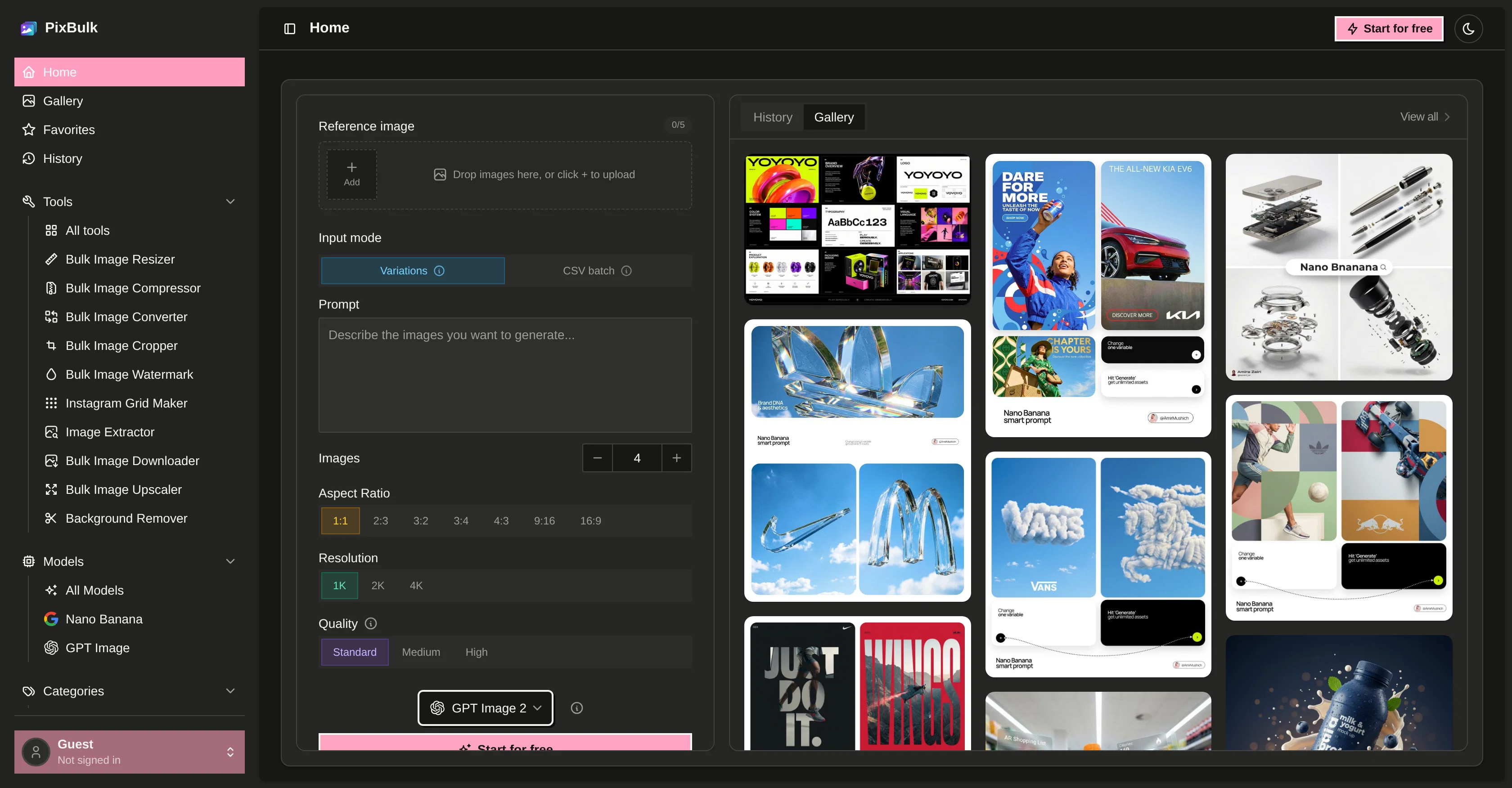 PixBulk screenshot