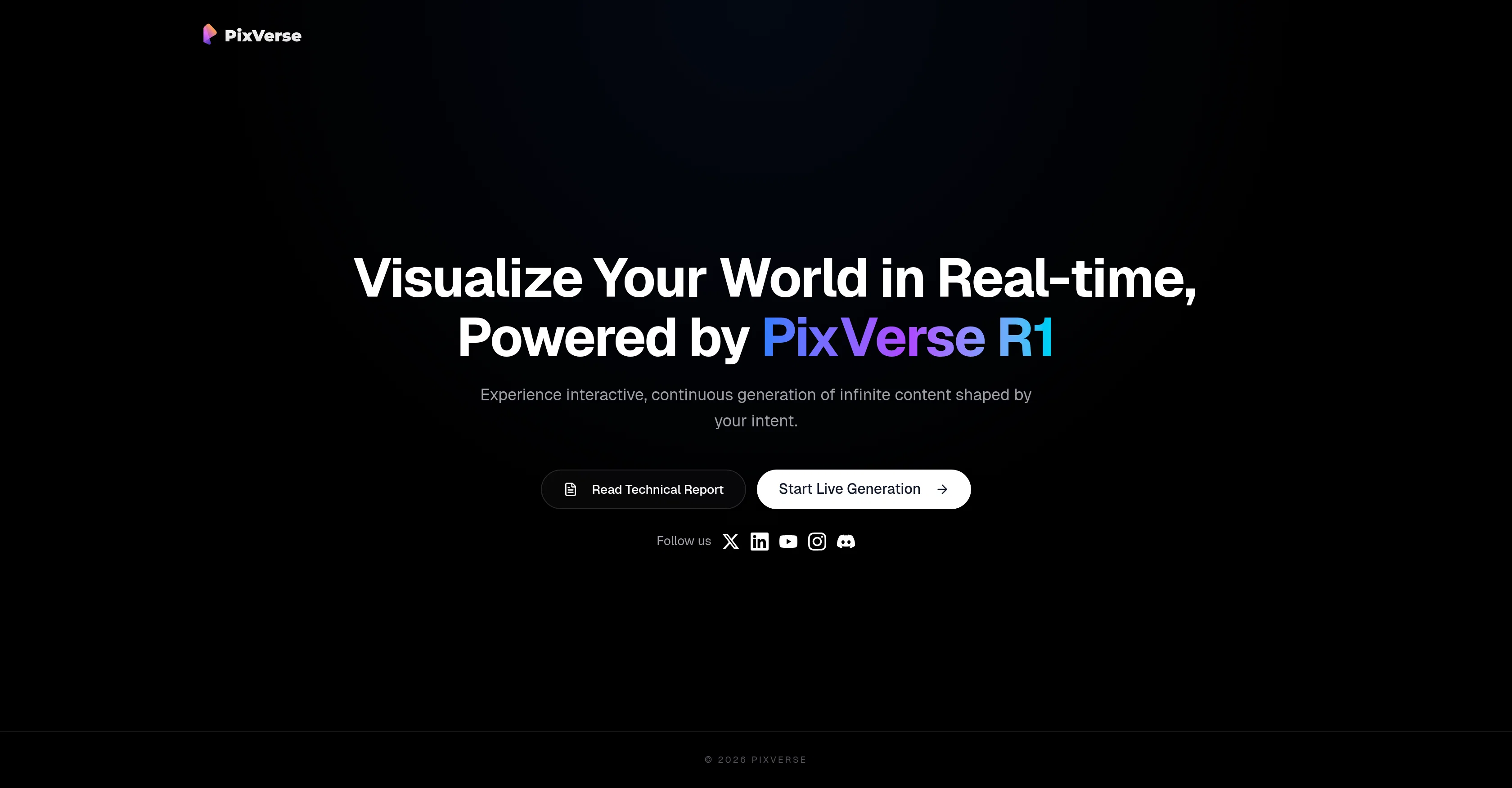 PixVerse R1 screenshot