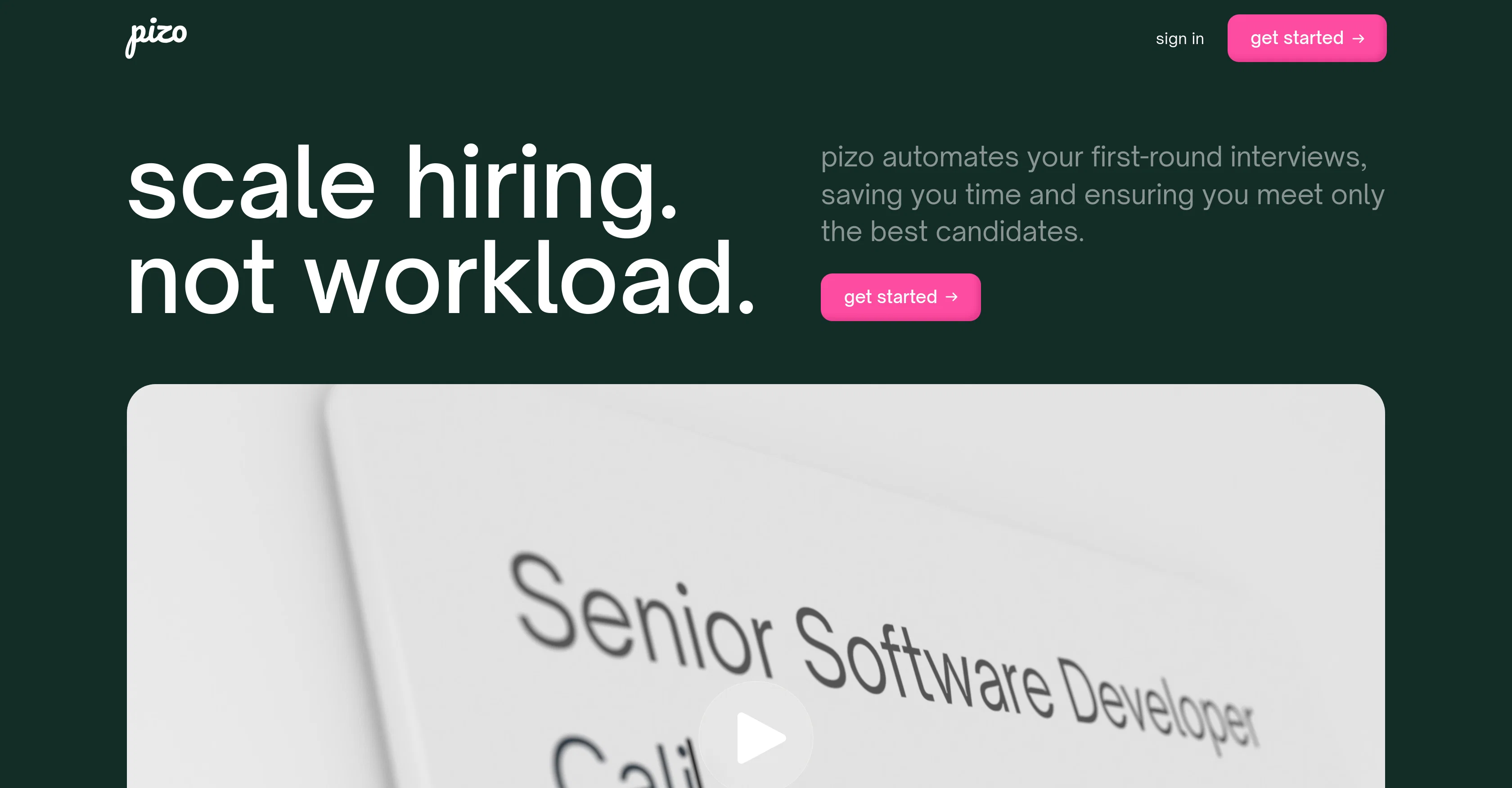 Pizo screenshot